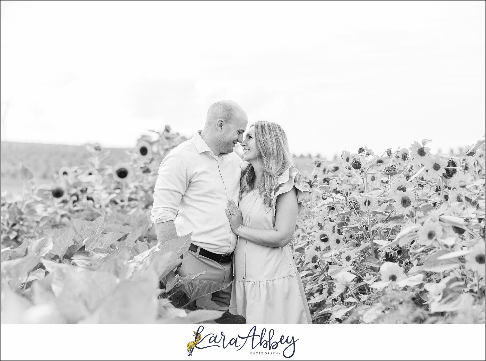 Wildflower Fields Engagement Session at Simmons Farm in McMurray, PA