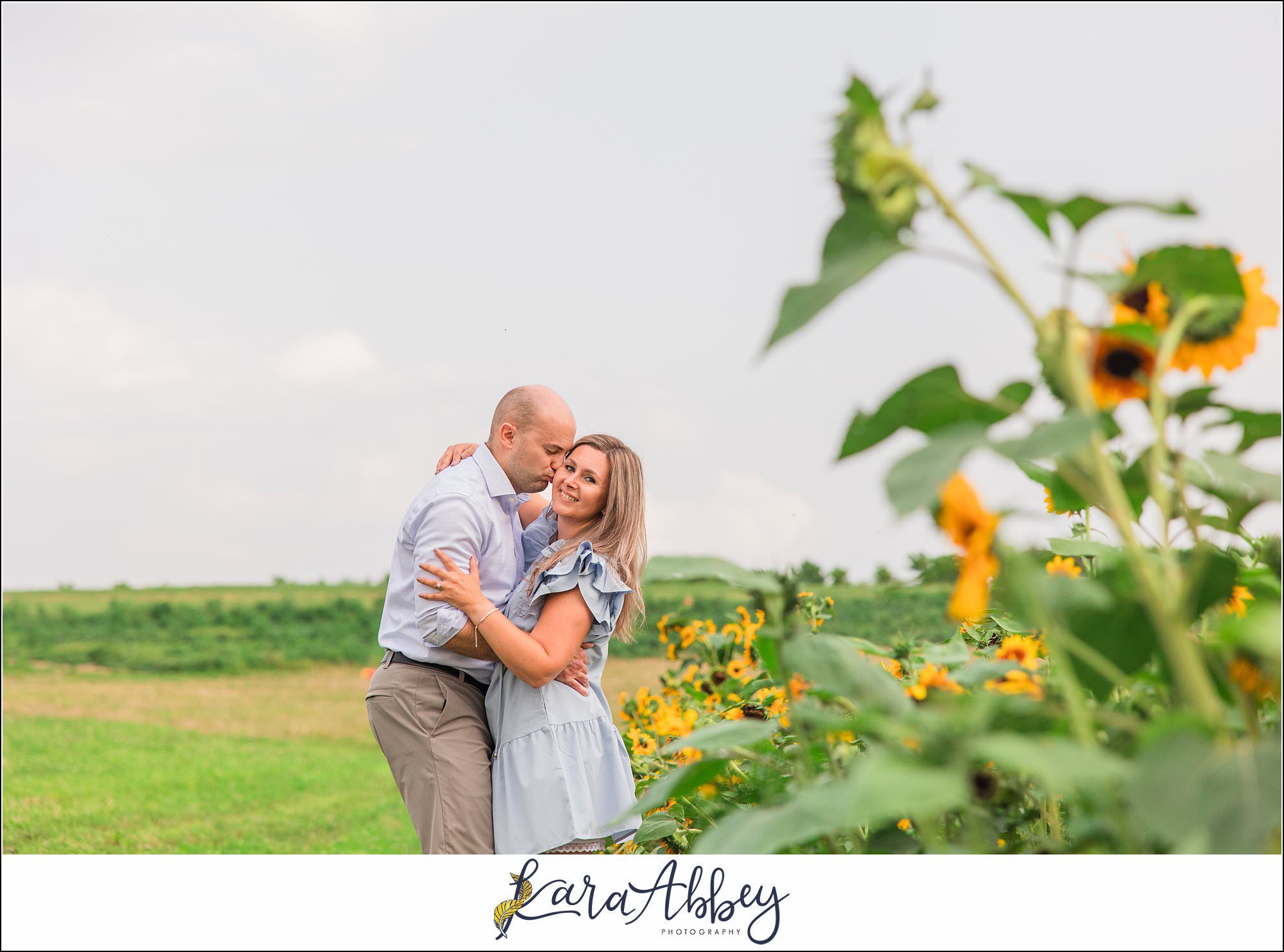 Wildflower Fields Engagement Session at Simmons Farm in McMurray, PA