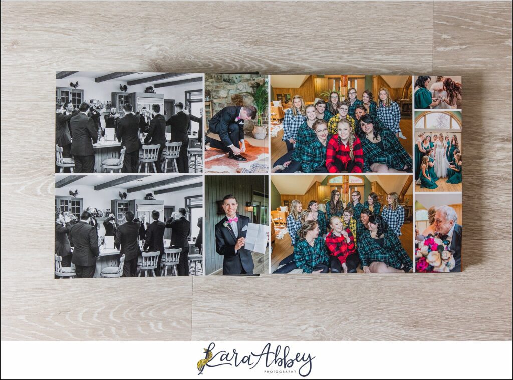 Black Luxury Leather Wedding Album Irwin PA