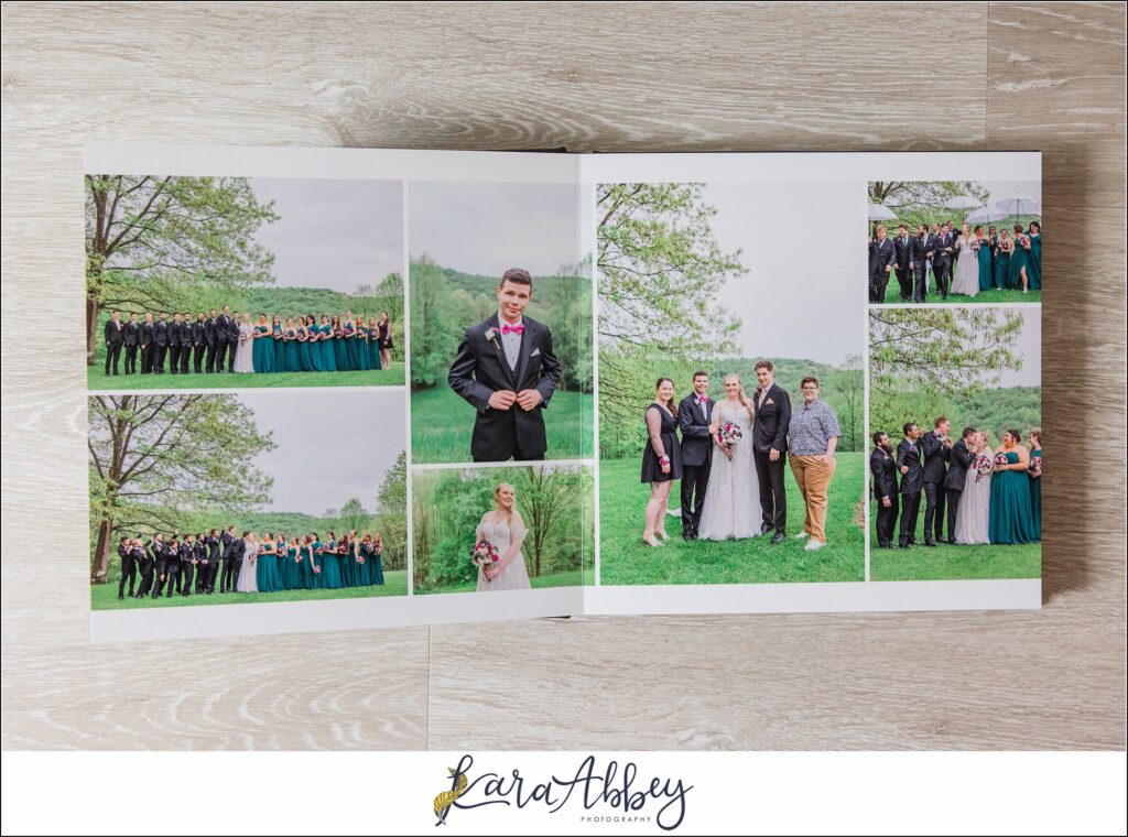 Black Luxury Leather Wedding Album Irwin PA