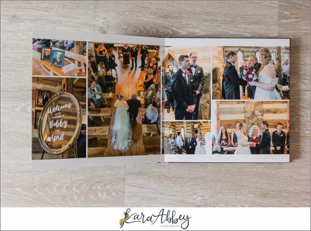 Black Luxury Leather Wedding Album Irwin PA