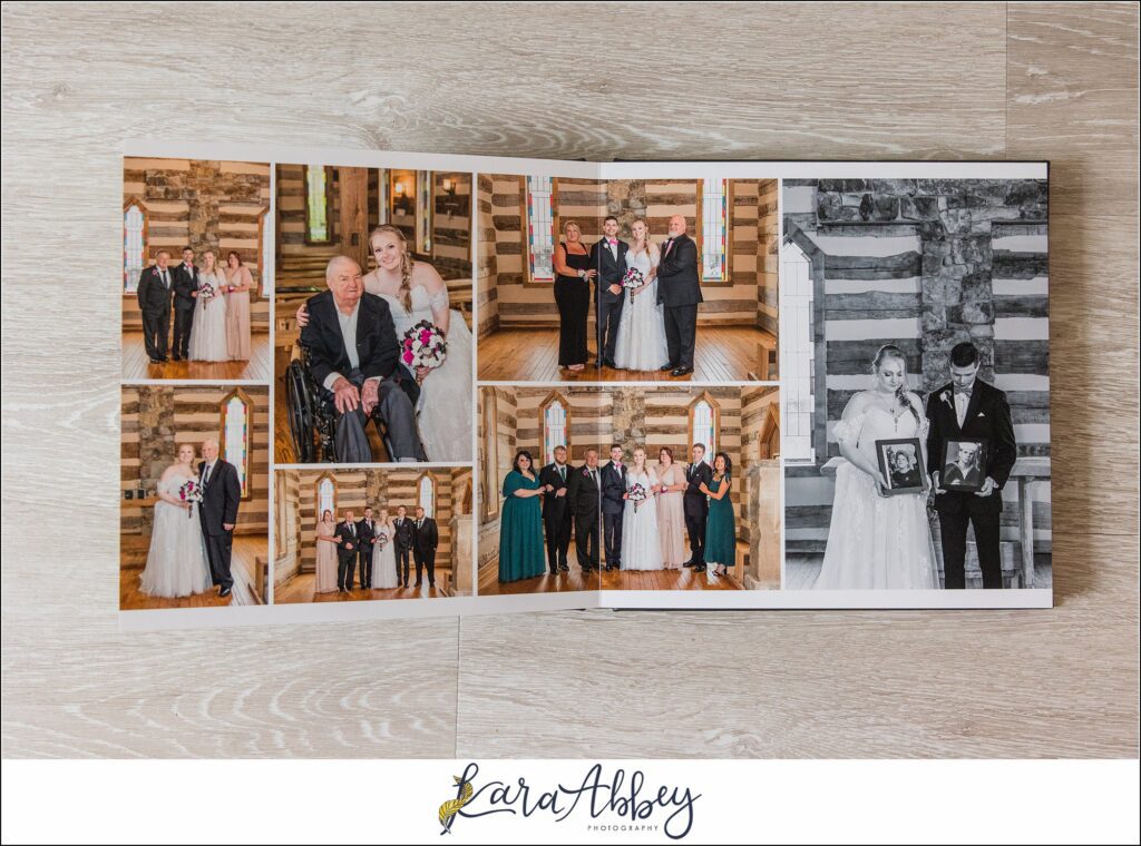 Black Luxury Leather Wedding Album Irwin PA