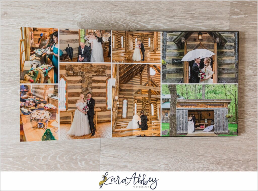 Black Luxury Leather Wedding Album Irwin PA