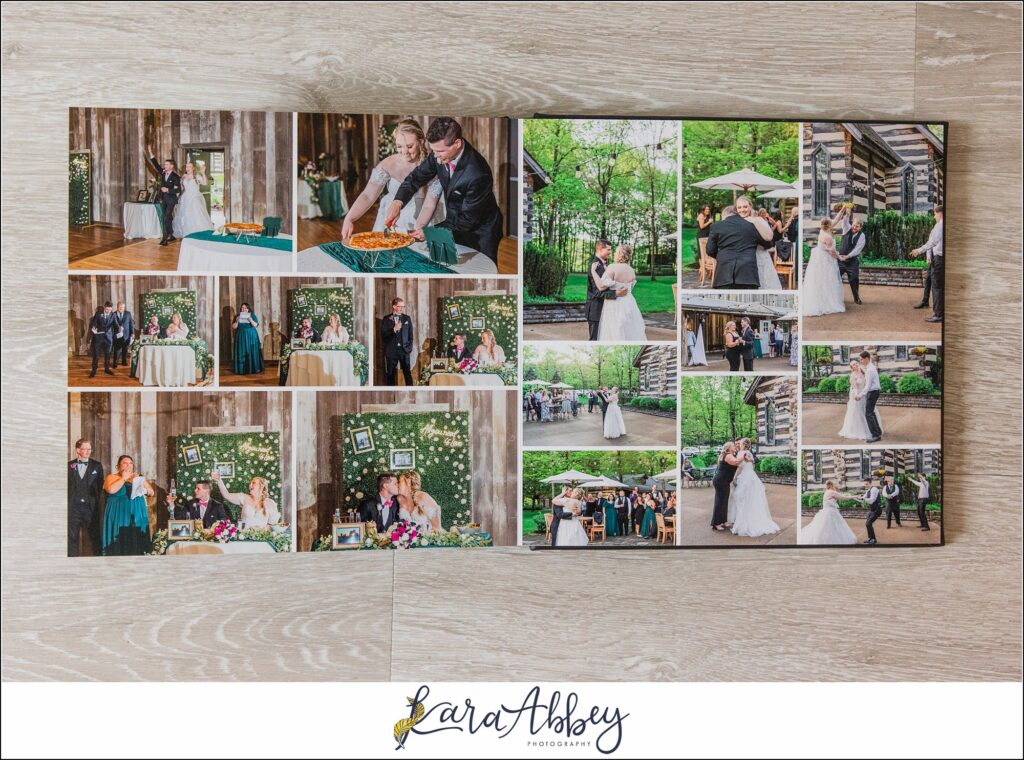 Black Luxury Leather Wedding Album Irwin PA