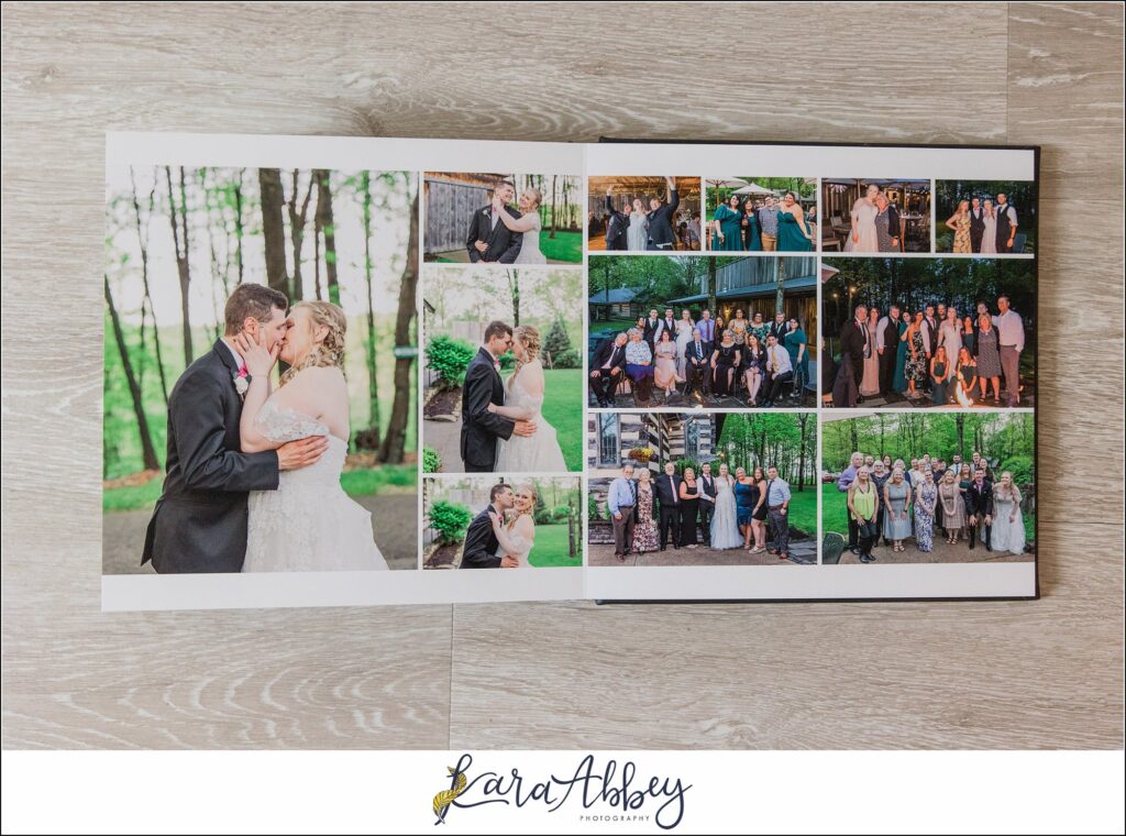Black Luxury Leather Wedding Album Irwin PA