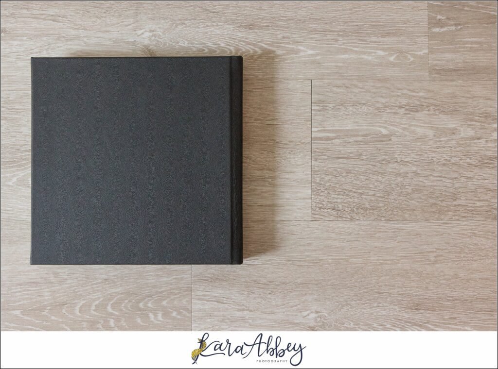 Black Luxury Leather Wedding Album Irwin PA