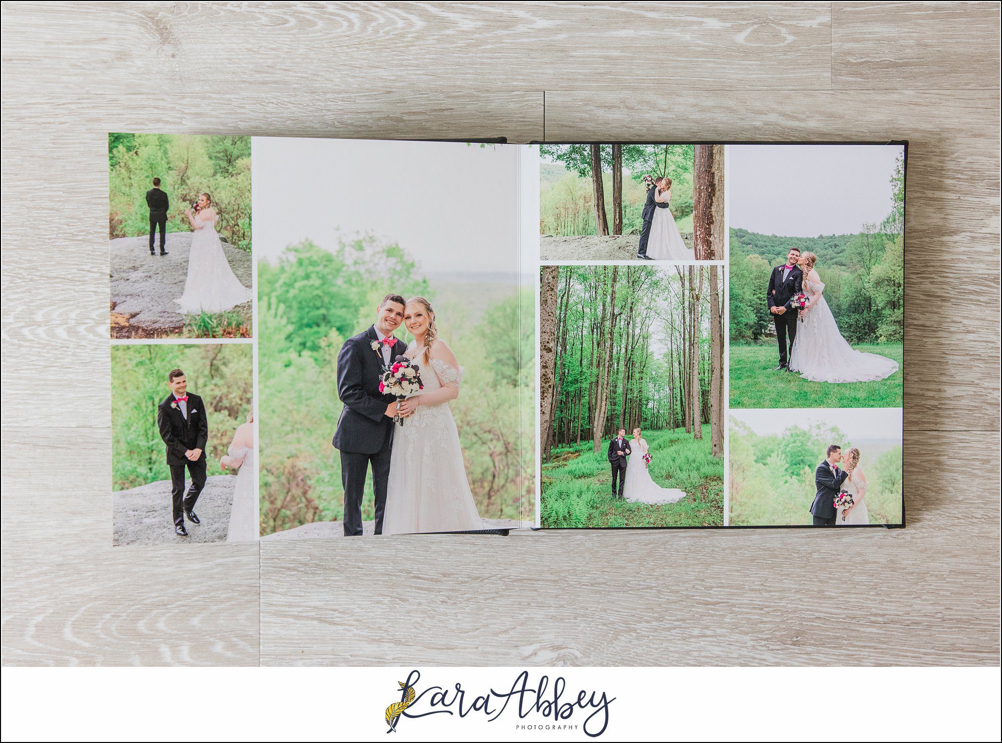 Black Luxury Leather Wedding Album Irwin PA