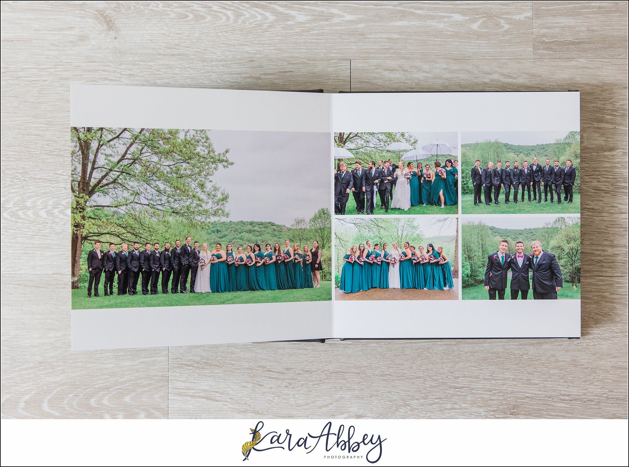 Black Luxury Leather Wedding Album Irwin PA
