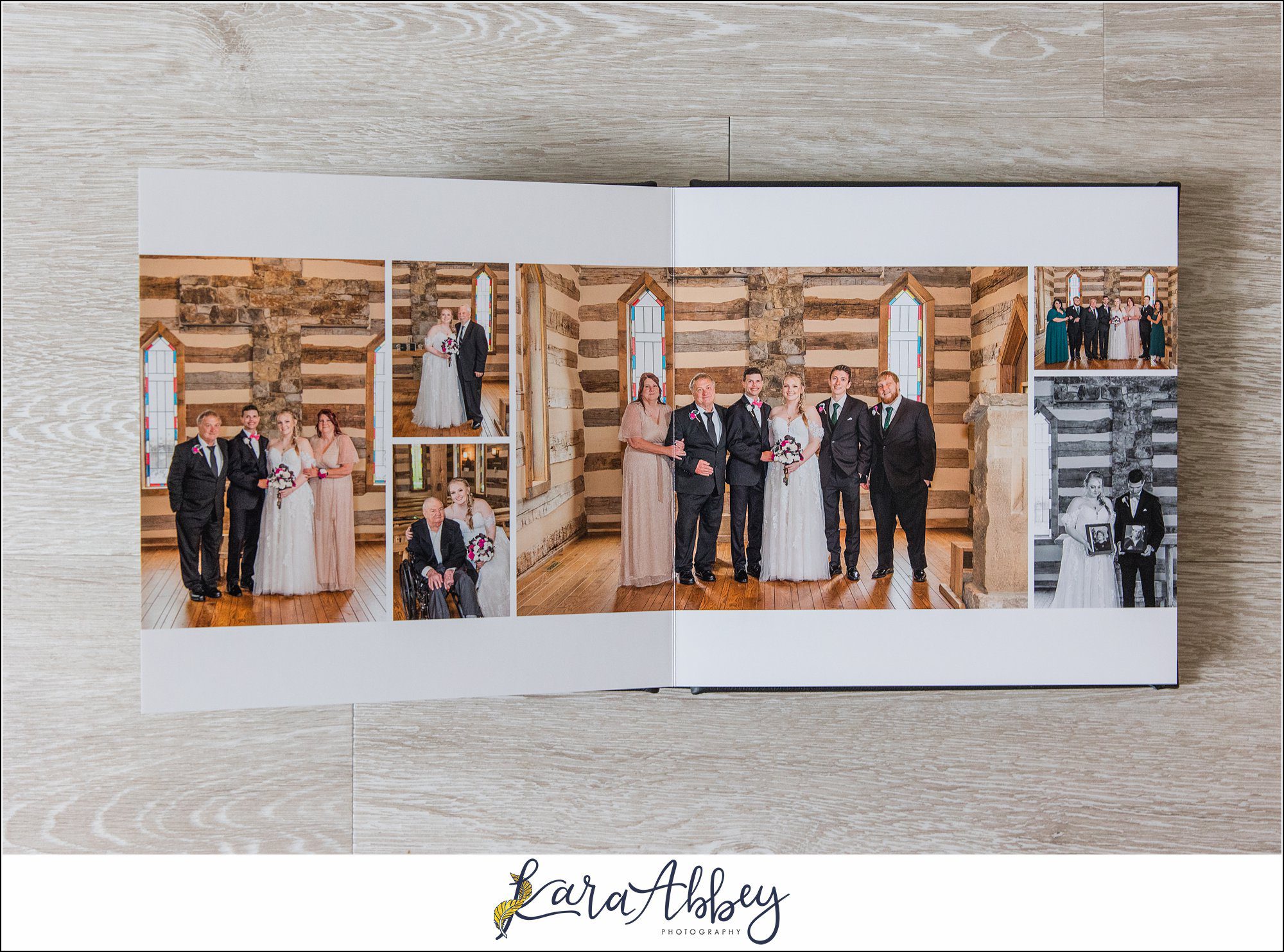 Black Luxury Leather Wedding Album Irwin PA
