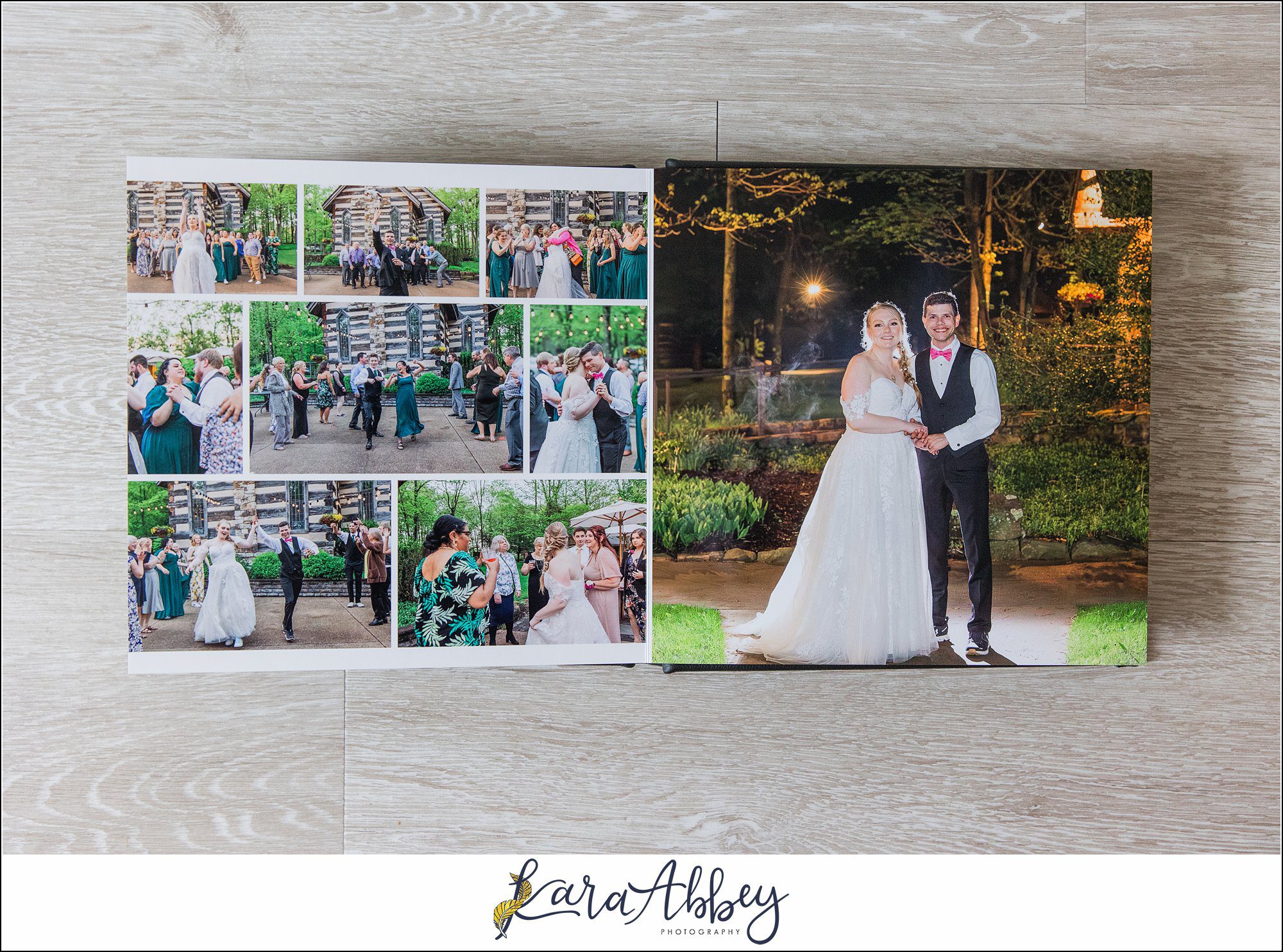 Black Luxury Leather Wedding Album Irwin PA