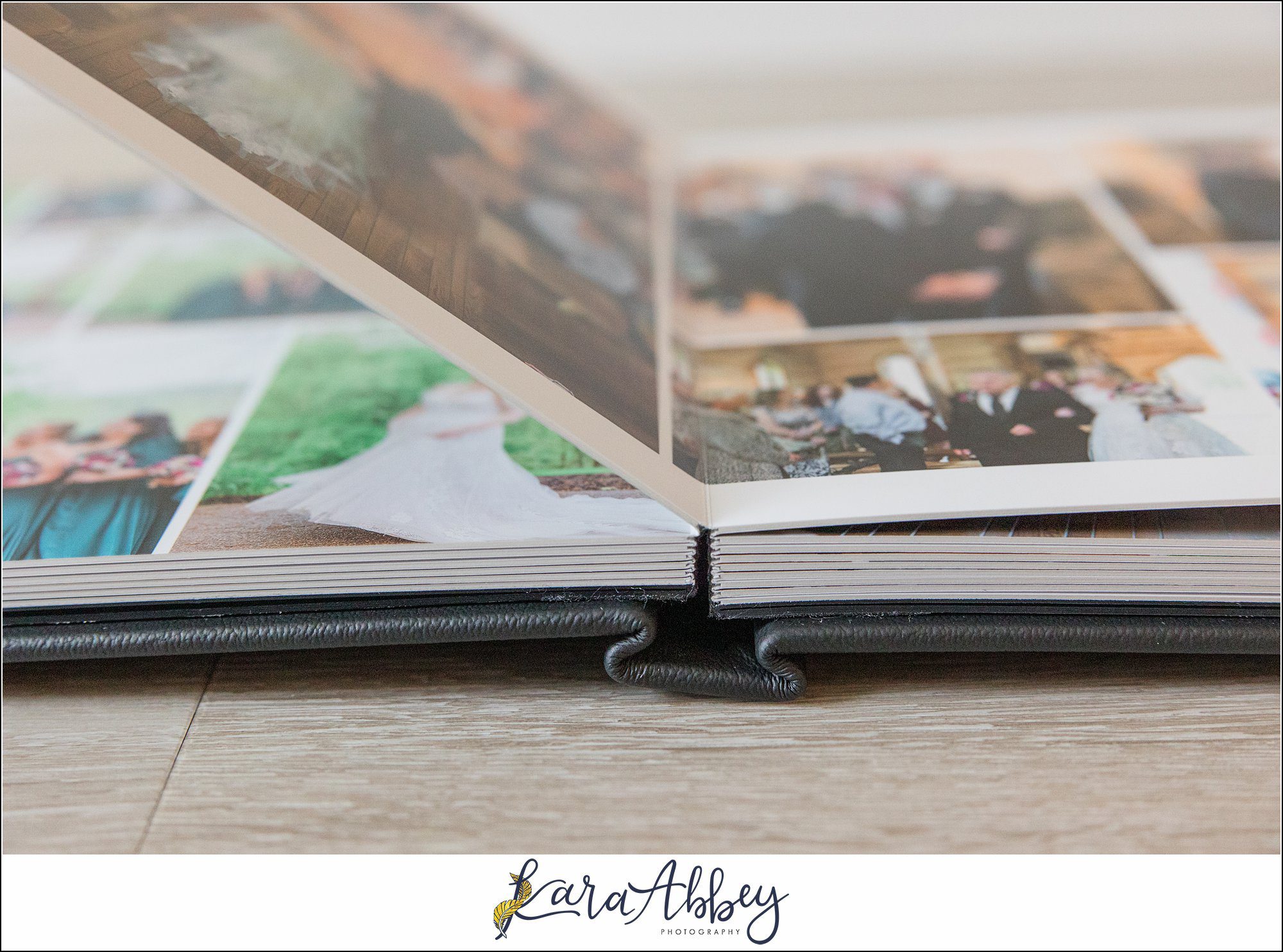 Black Luxury Leather Wedding Album Irwin PA