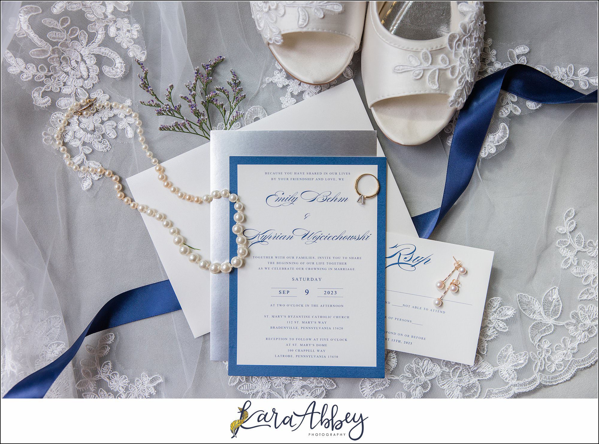 Summer Wedding at St. Mary's Byzantine Catholic Church and The Dome in Latrobe, PA