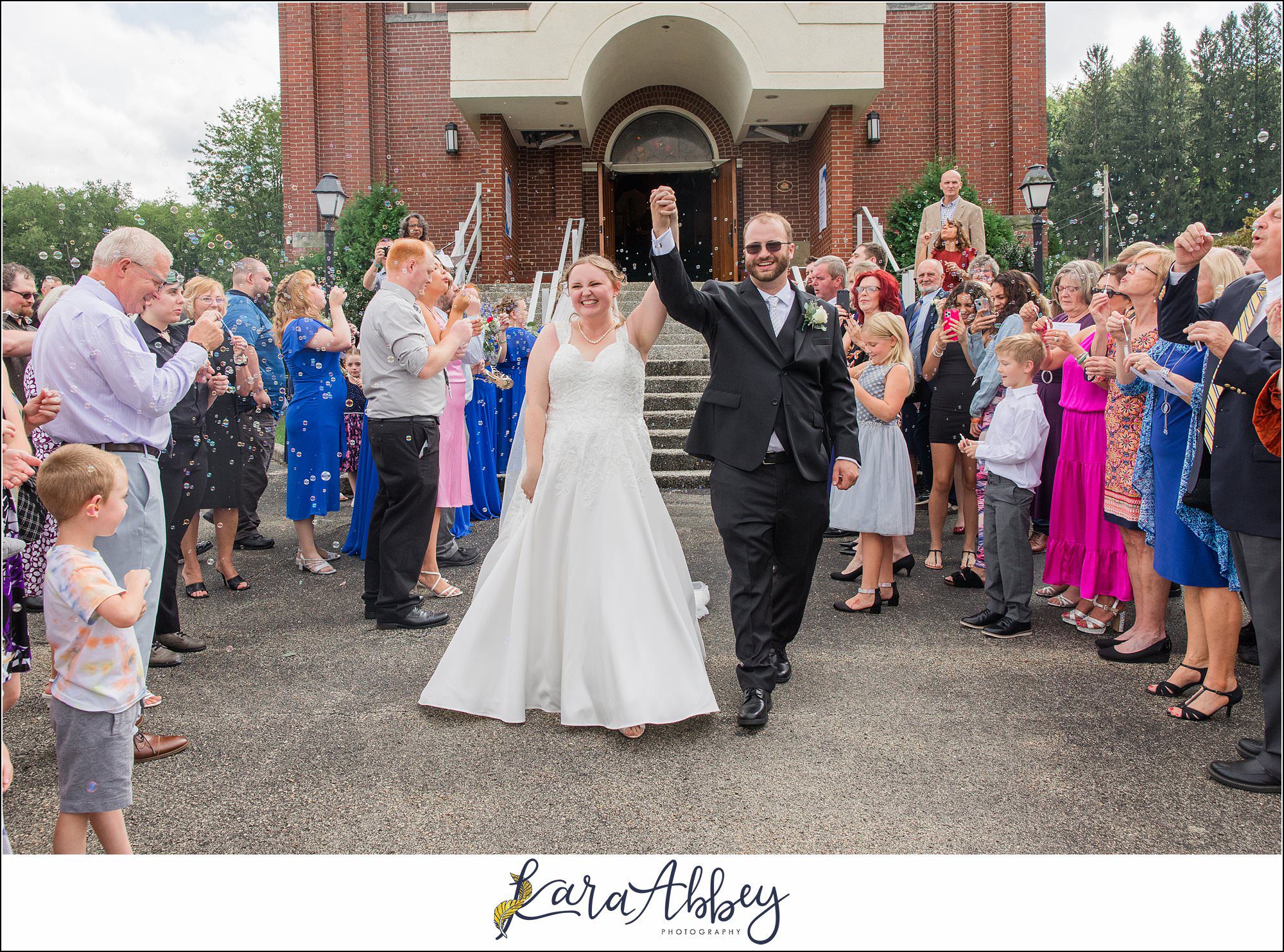 Summer Wedding at St. Mary's Byzantine Catholic Church and The Dome in Latrobe, PA