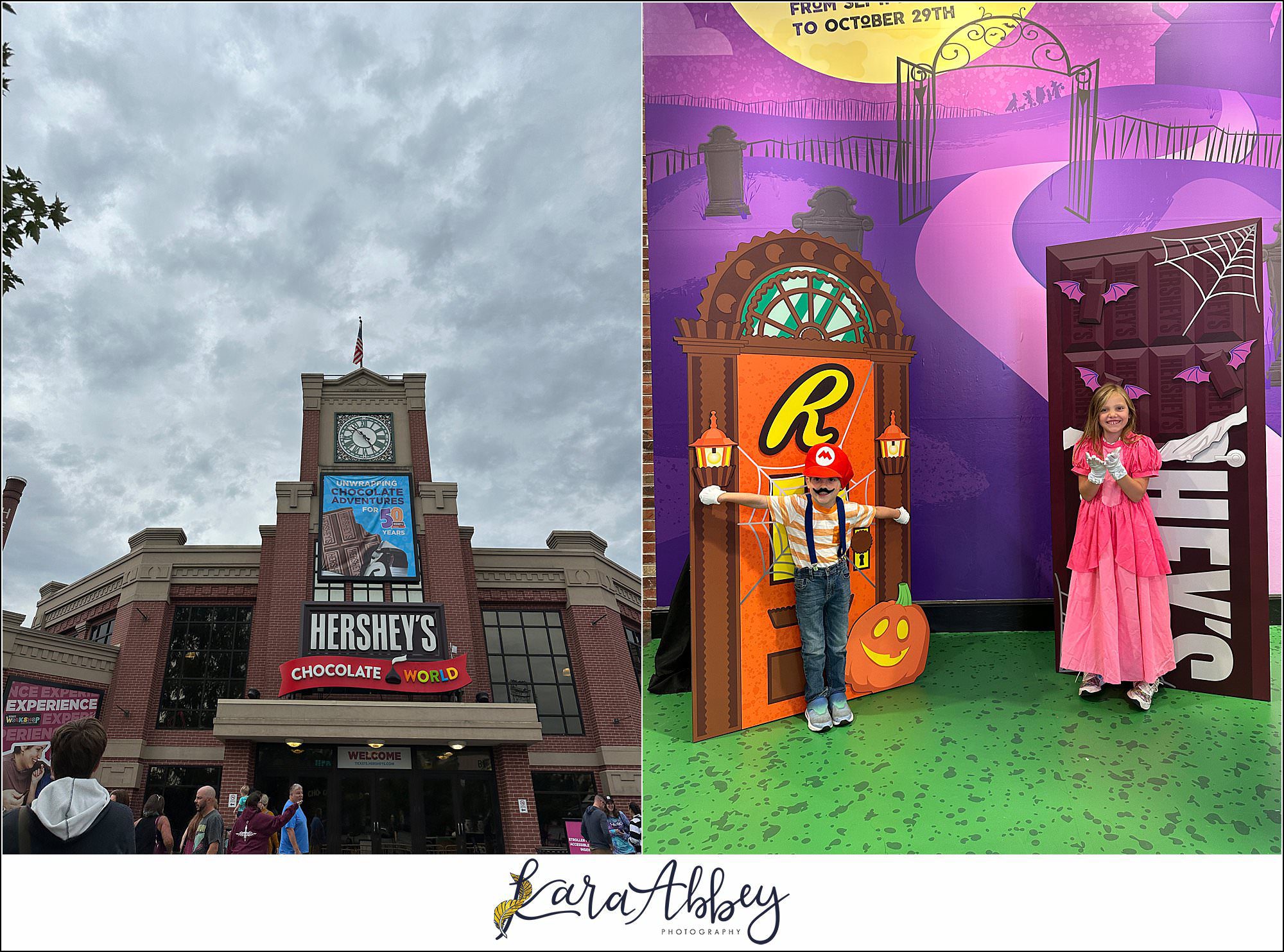 Dark Nights at Hersheypark Halloween Event 2023 The Adventuring Abbeys Family Vlog