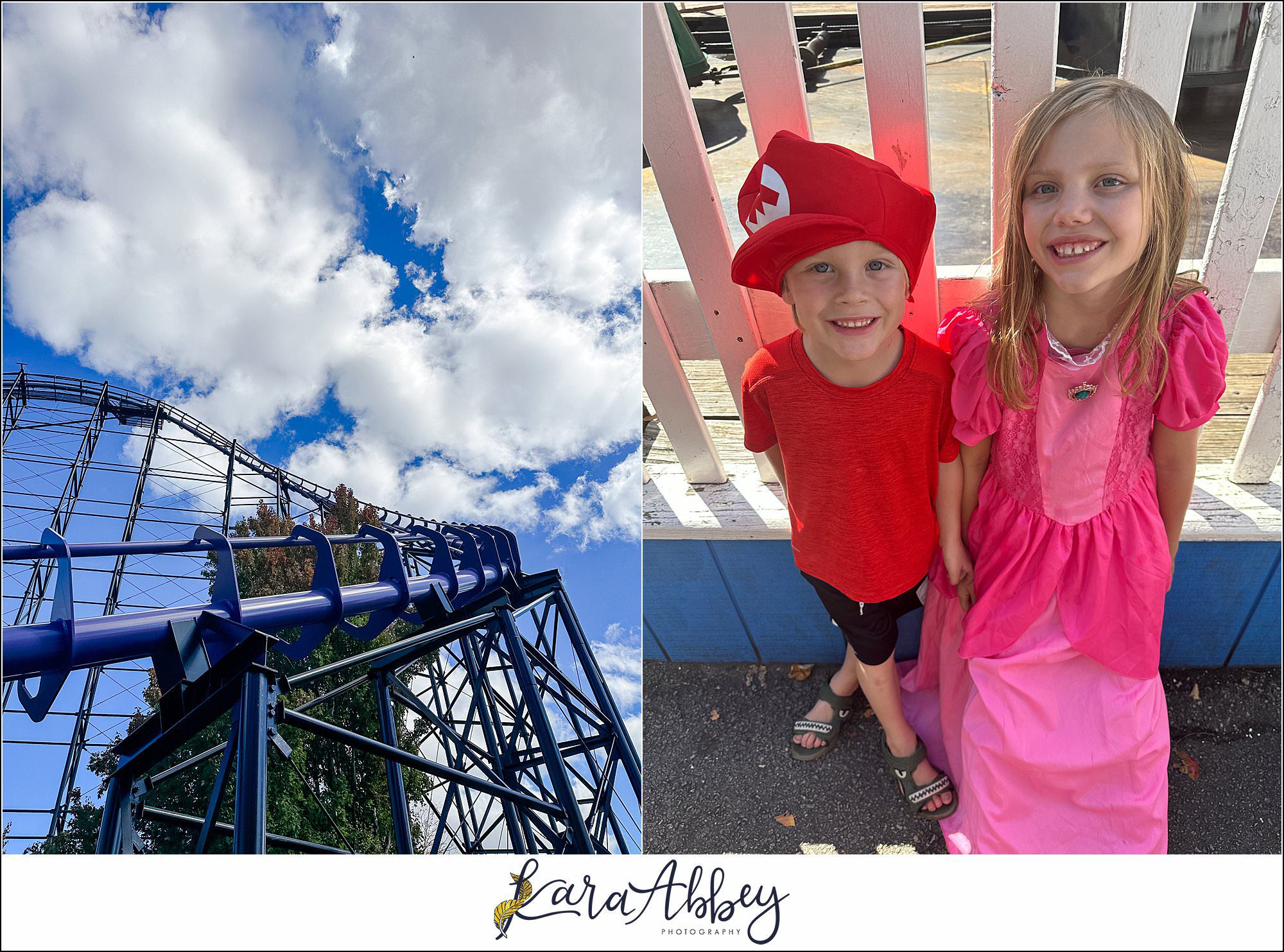 Phantom Fall Fest at Kennywood Park Halloween Event 2023 The Adventuring Abbeys Family Vlog