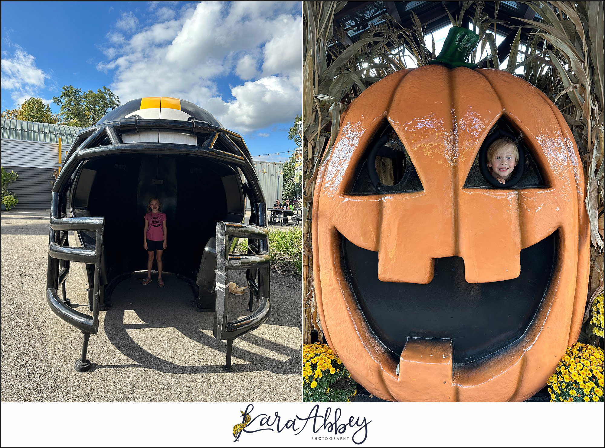 Phantom Fall Fest at Kennywood Park Halloween Event 2023 The Adventuring Abbeys Family Vlog