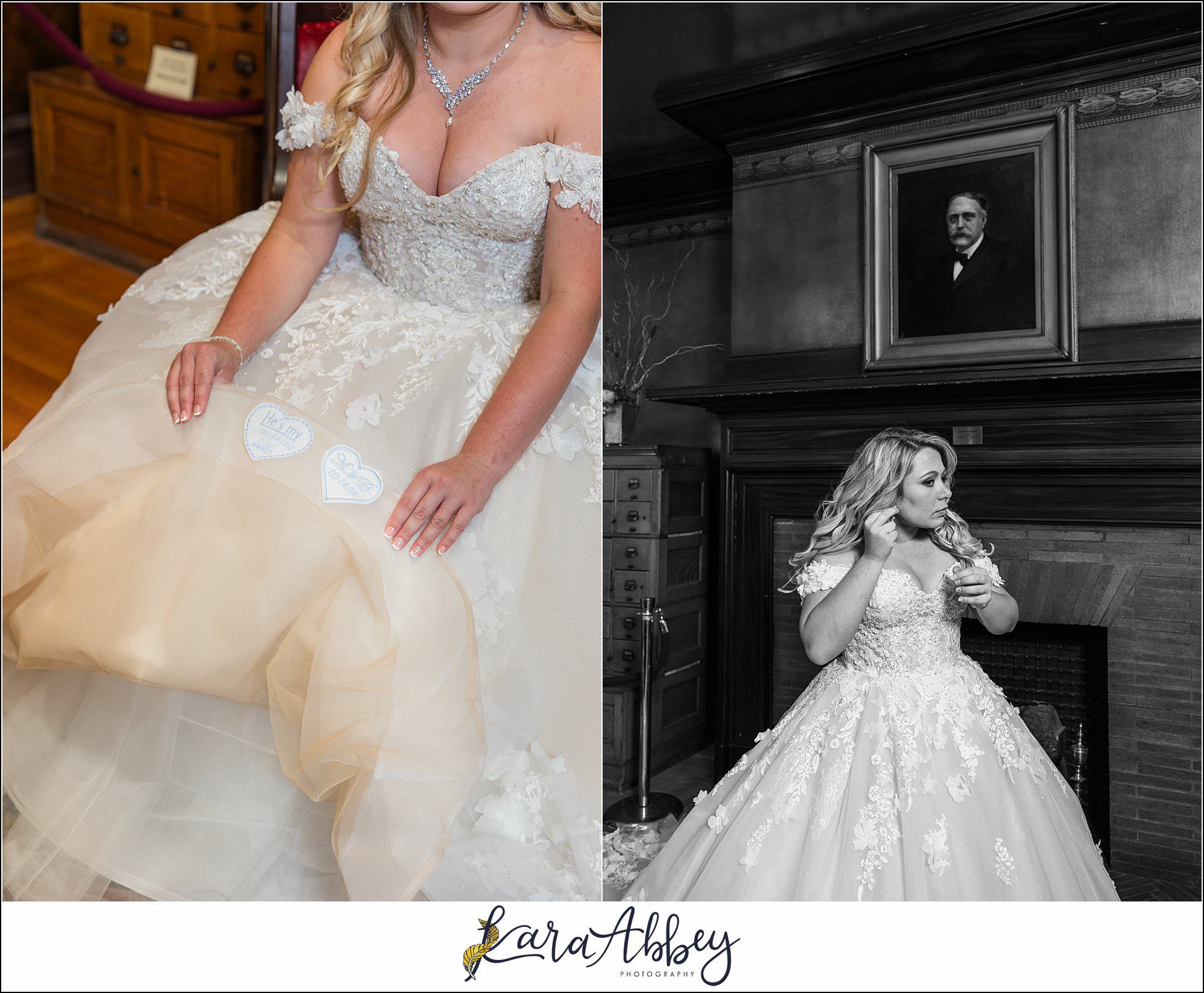 Jewel Tone Fall Wedding at Soldiers and Sailors Memorial Hall in Pittsburgh, PA