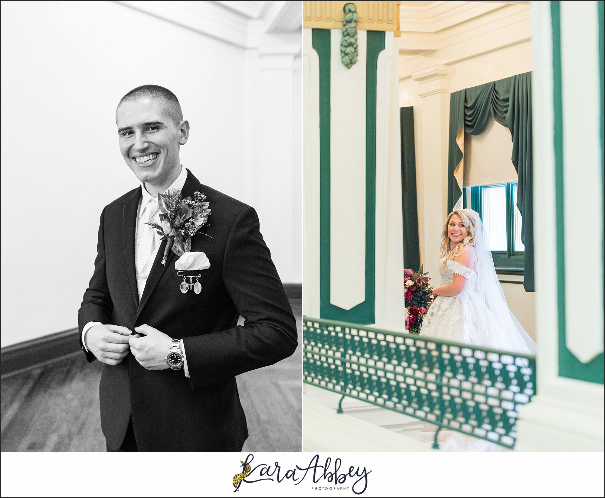 Jewel Tone Fall Wedding at Soldiers and Sailors Memorial Hall in Pittsburgh, PA