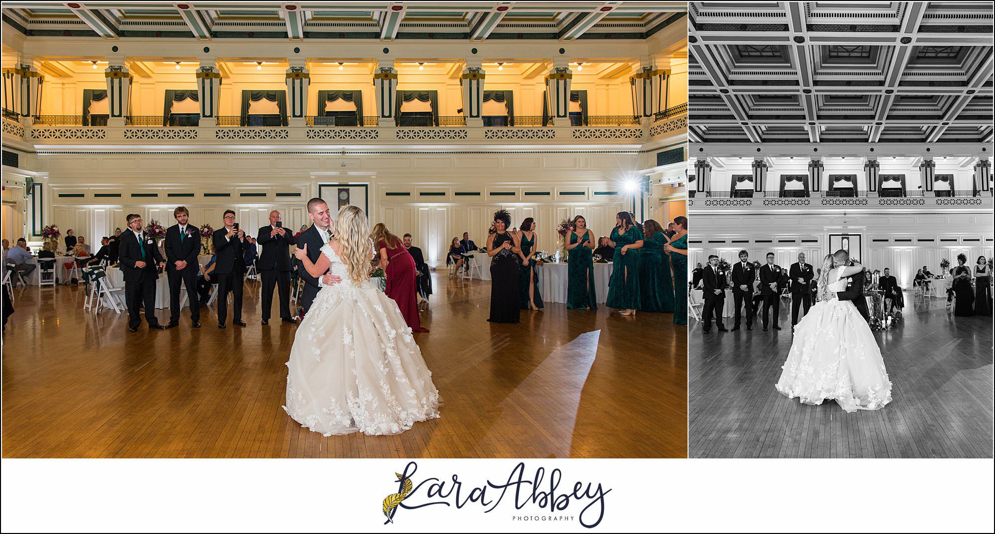 Jewel Tone Fall Wedding at Soldiers and Sailors Memorial Hall in Pittsburgh, PA