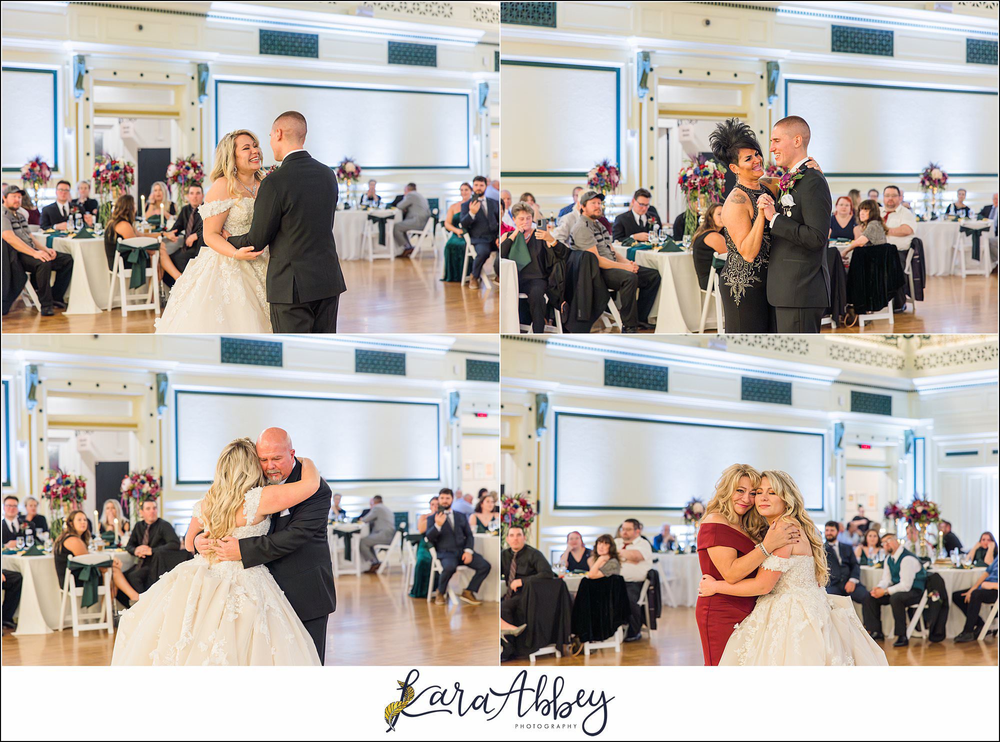 Jewel Tone Fall Wedding at Soldiers and Sailors Memorial Hall in Pittsburgh, PA