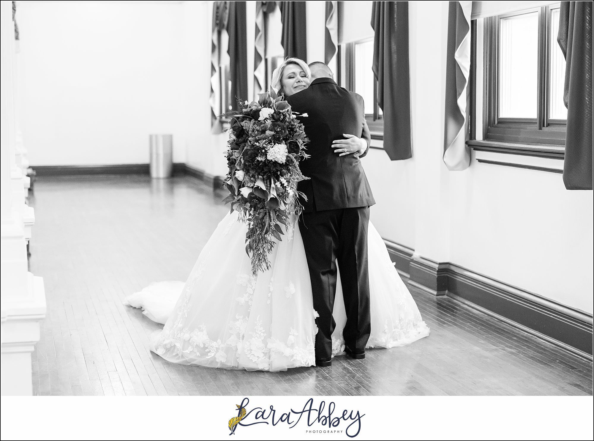 Jewel Tone Fall Wedding at Soldiers and Sailors Memorial Hall in Pittsburgh, PA