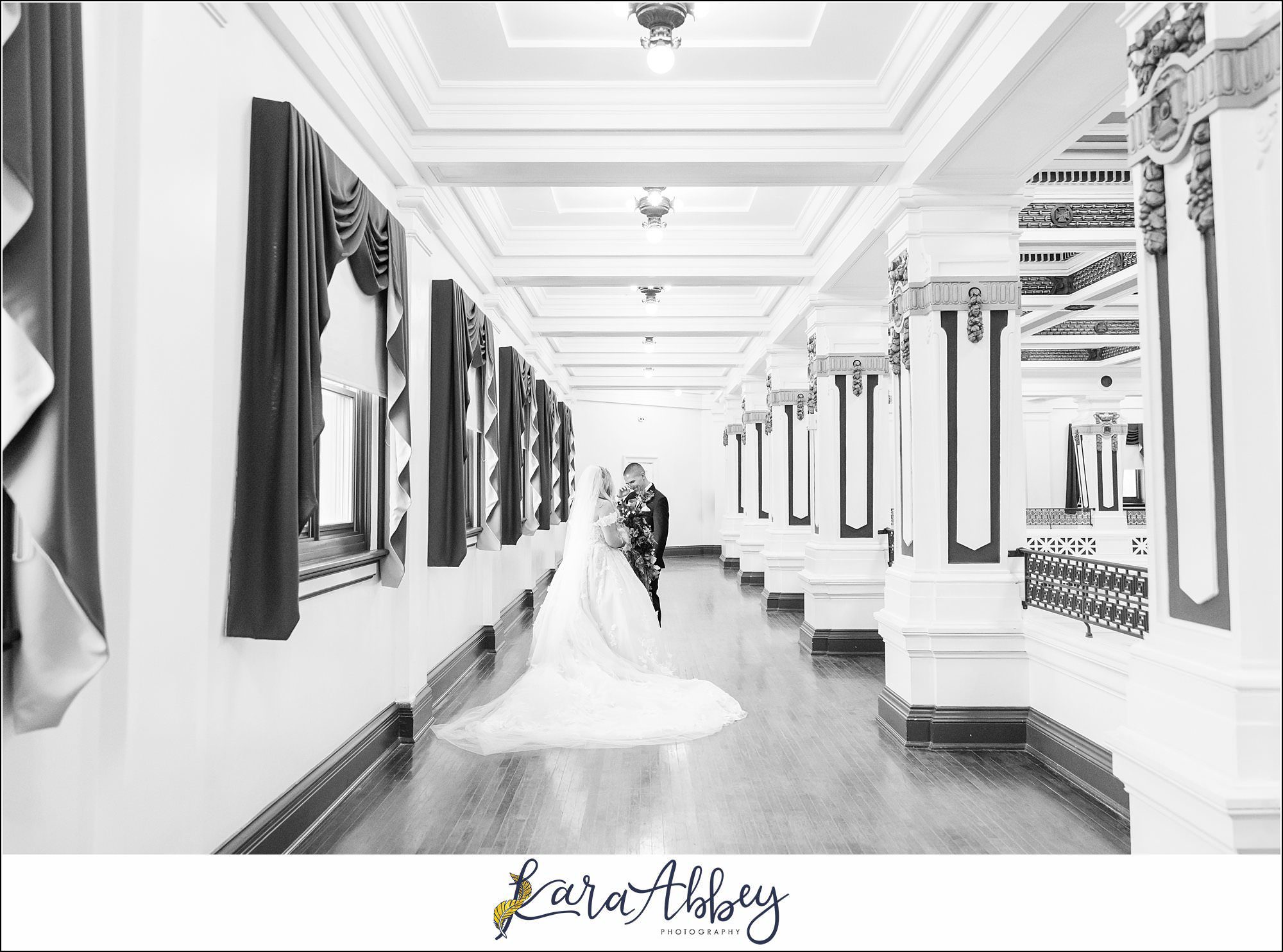 Jewel Tone Fall Wedding at Soldiers and Sailors Memorial Hall in Pittsburgh, PA