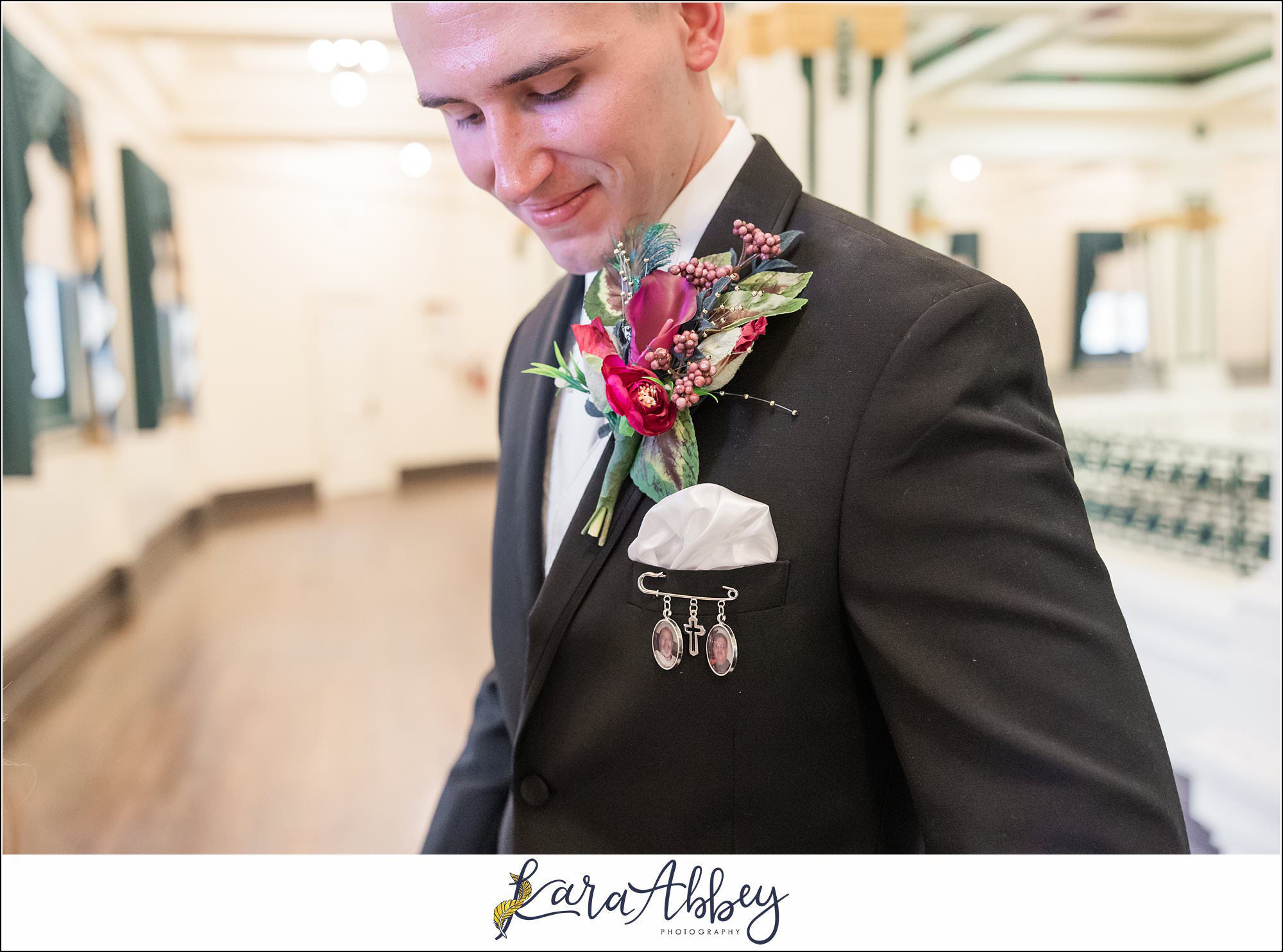 Jewel Tone Fall Wedding at Soldiers and Sailors Memorial Hall in Pittsburgh, PA