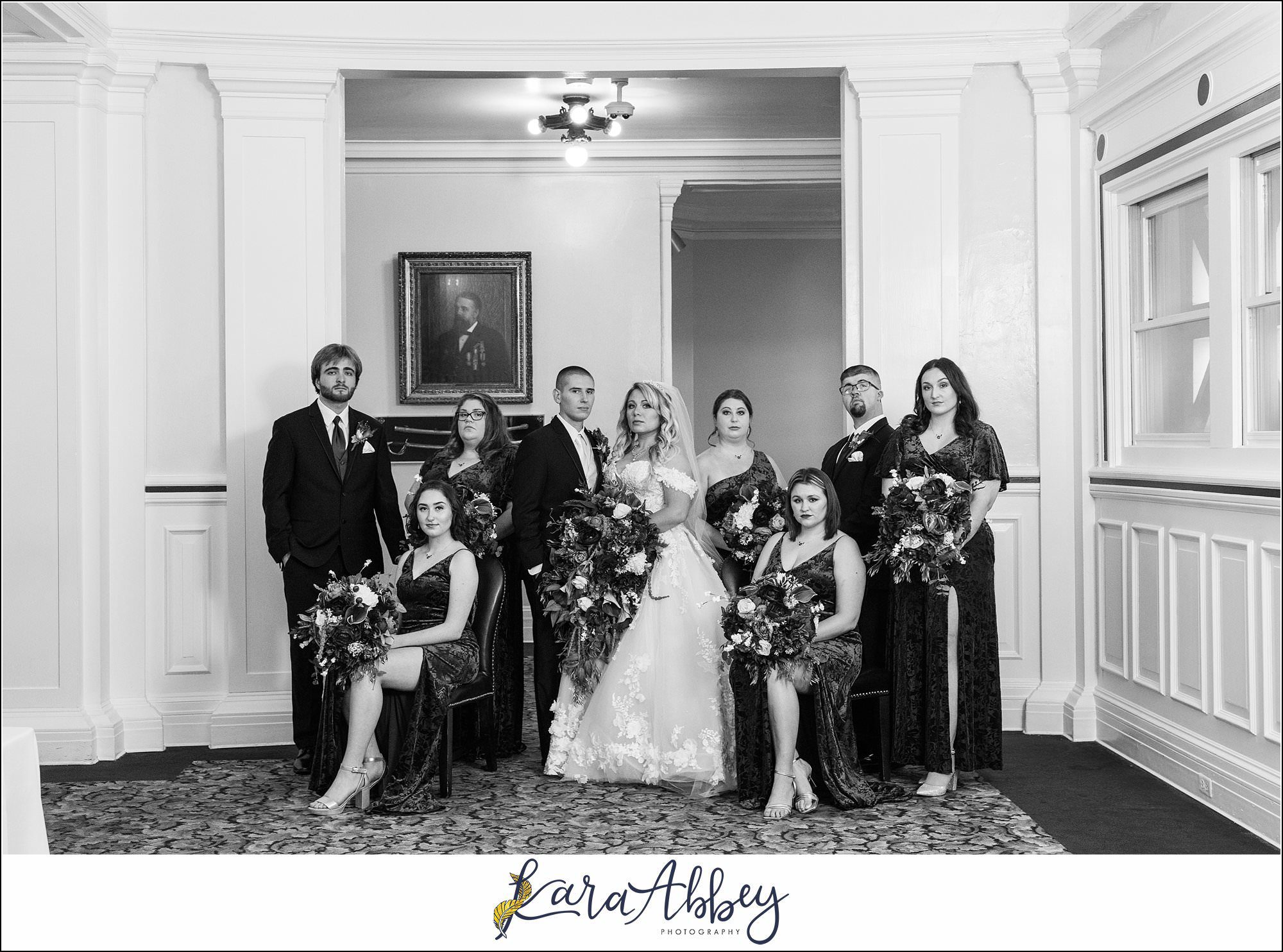 Jewel Tone Fall Wedding at Soldiers and Sailors Memorial Hall in Pittsburgh, PA