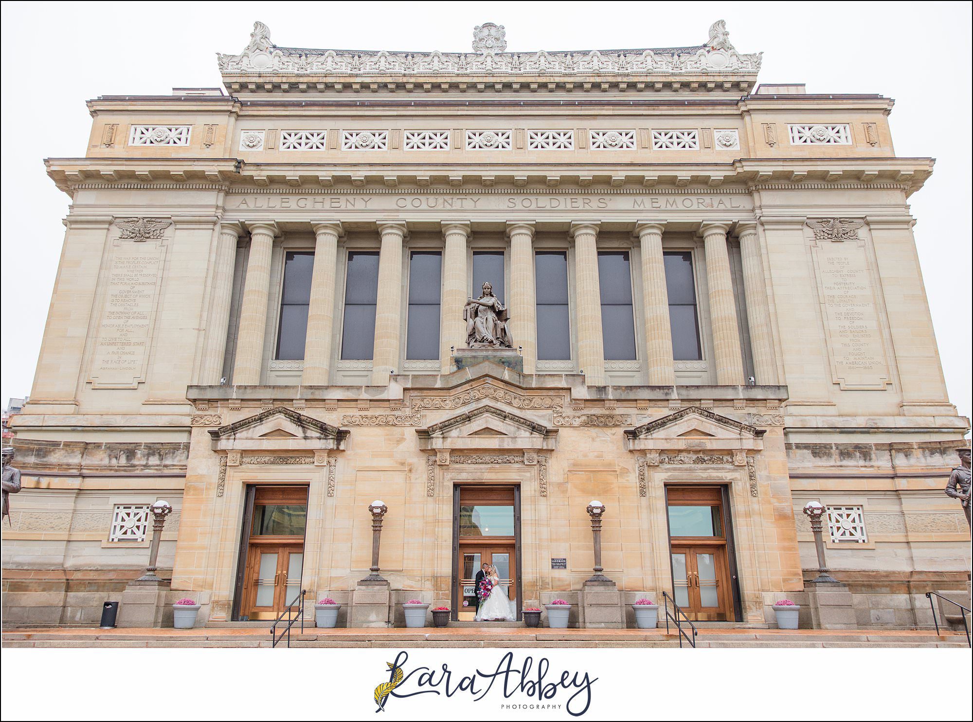 Jewel Tone Fall Wedding at Soldiers and Sailors Memorial Hall in Pittsburgh, PA