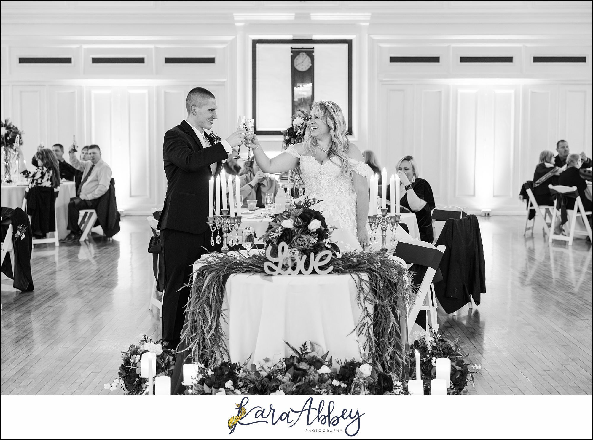 Jewel Tone Fall Wedding at Soldiers and Sailors Memorial Hall in Pittsburgh, PA