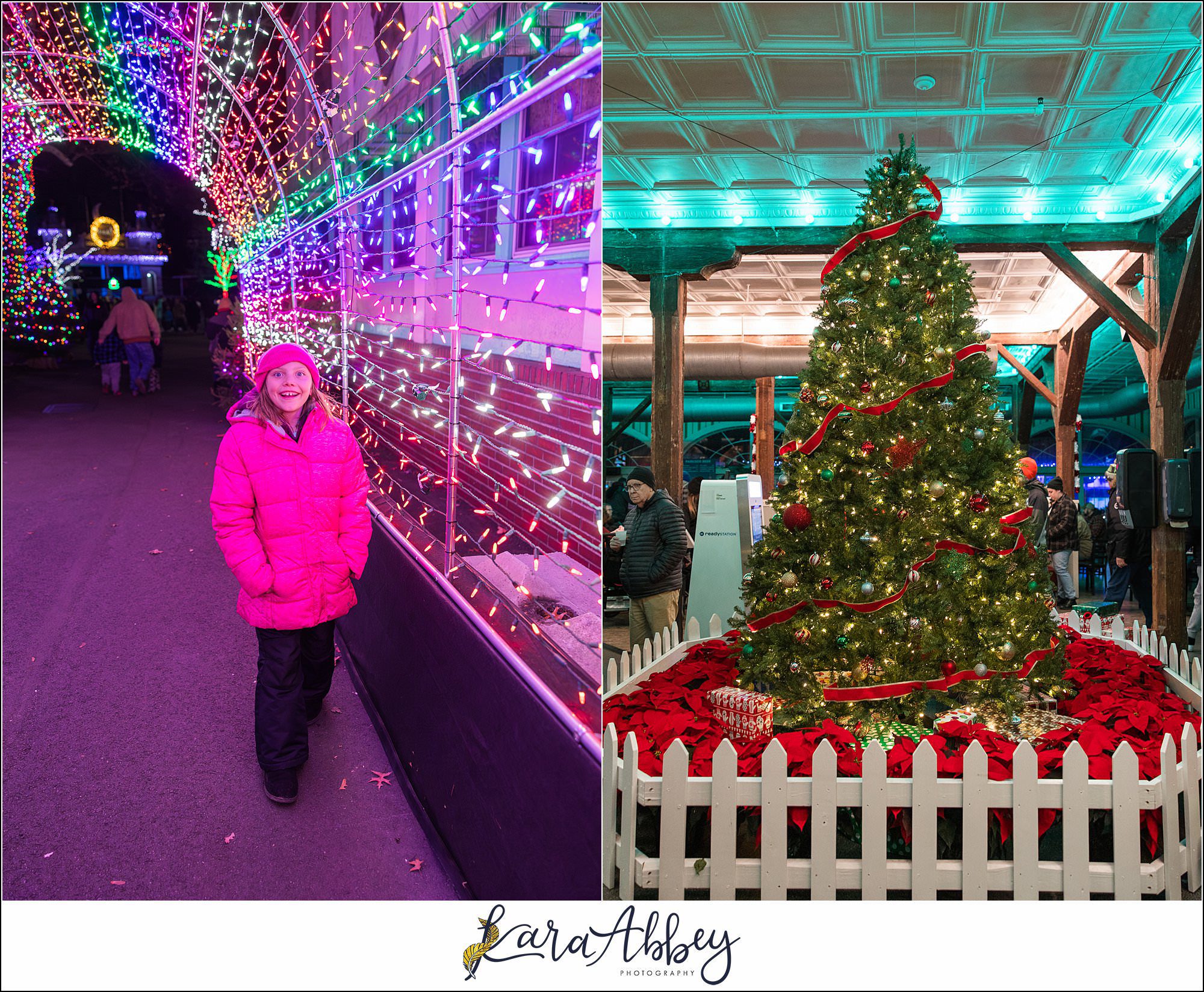 Holiday Lights at Kennywood Park The Adventuring Abbeys Family VLOG