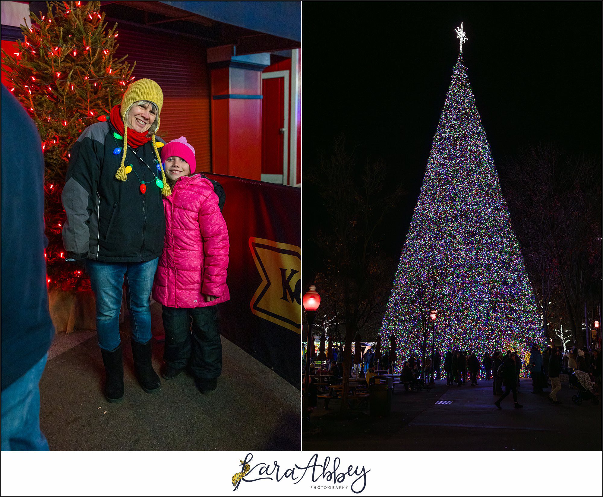 Holiday Lights at Kennywood Park The Adventuring Abbeys Family VLOG