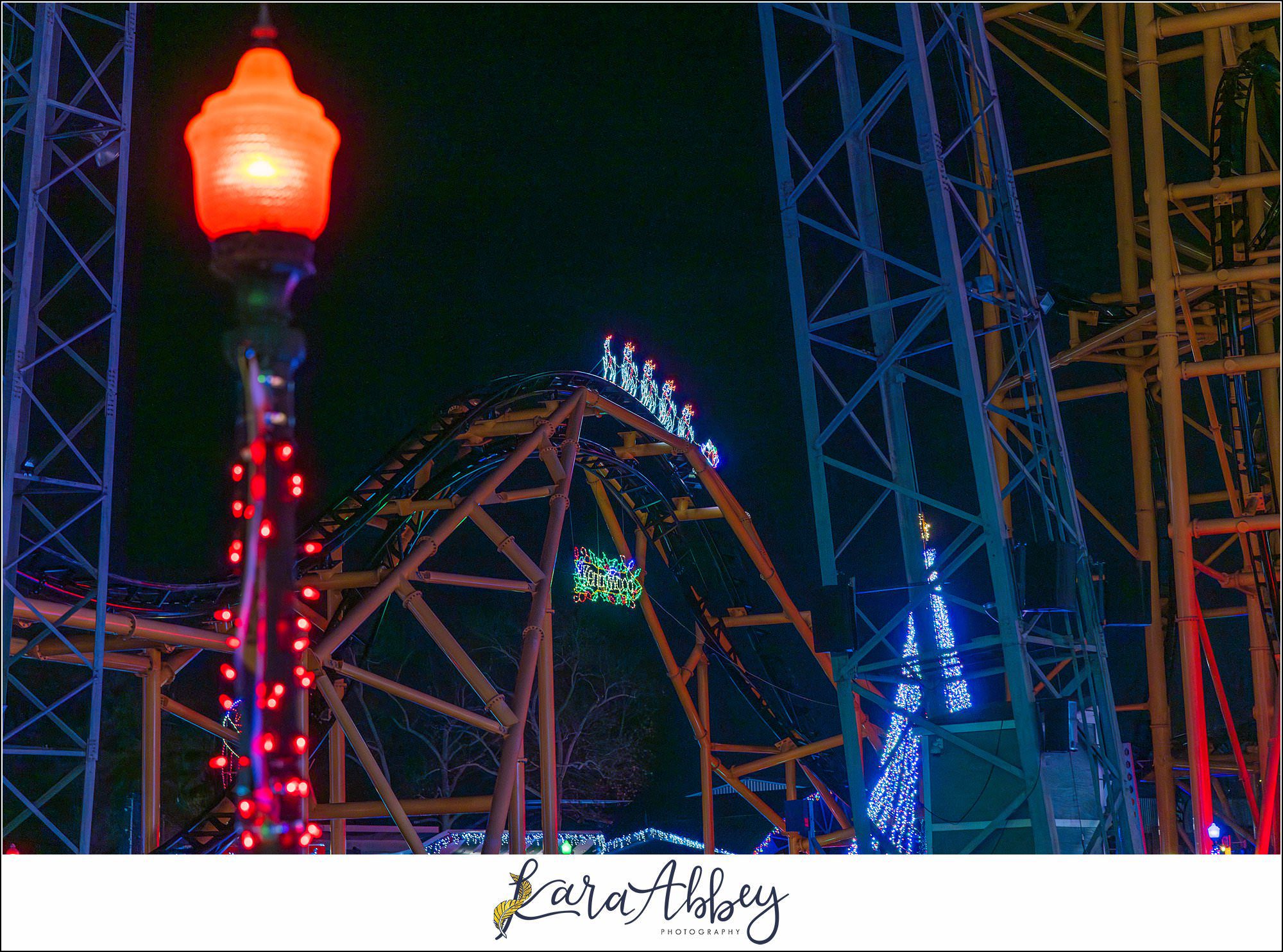 Holiday Lights at Kennywood Park The Adventuring Abbeys Family VLOG