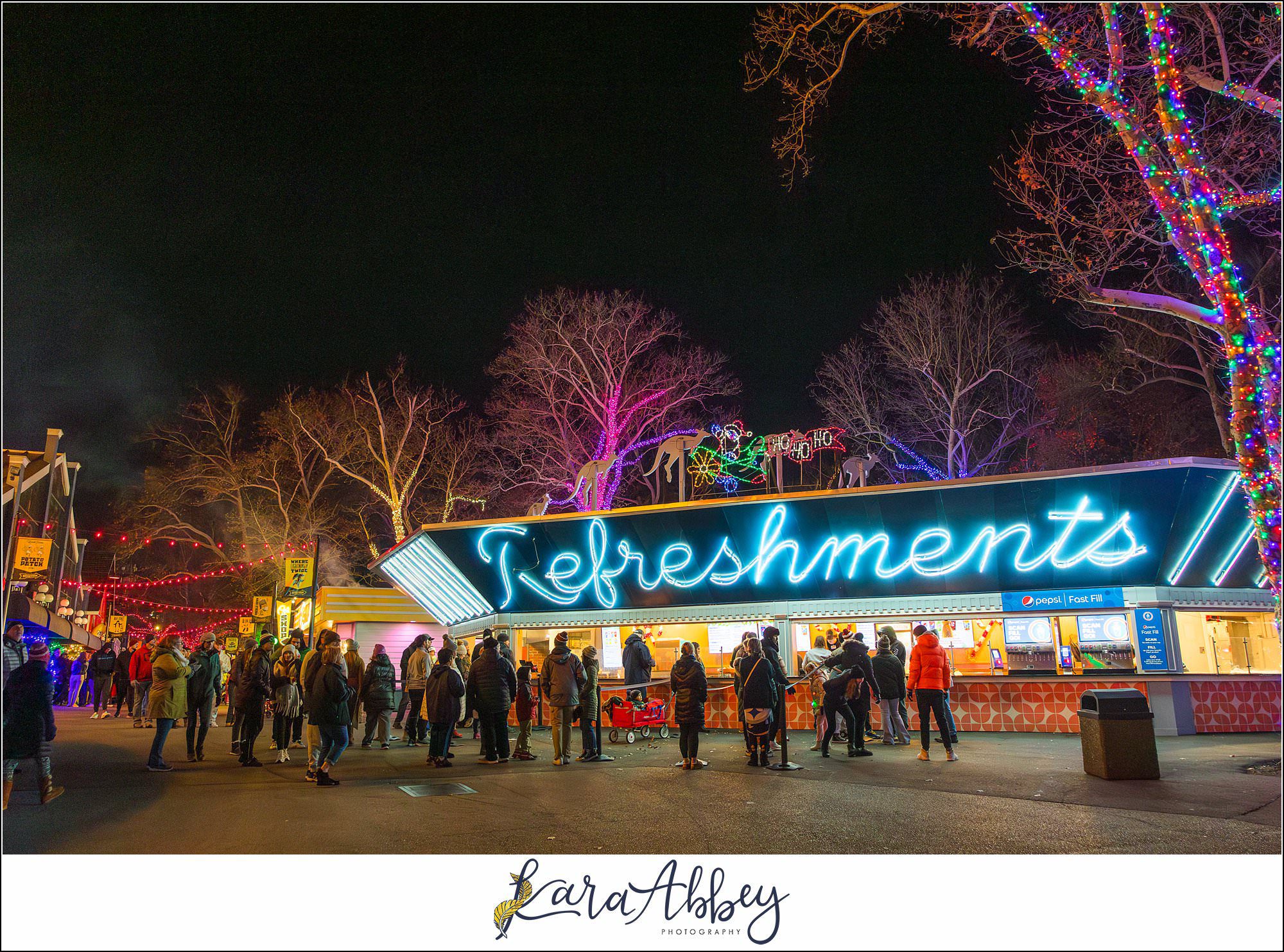Holiday Lights at Kennywood Park The Adventuring Abbeys Family VLOG
