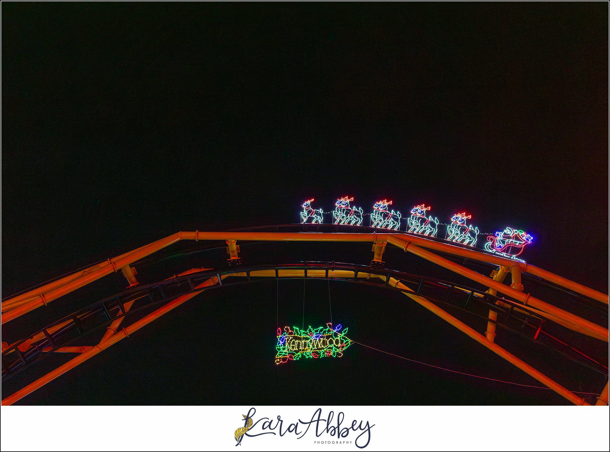 Holiday Lights at Kennywood Park The Adventuring Abbeys Family VLOG