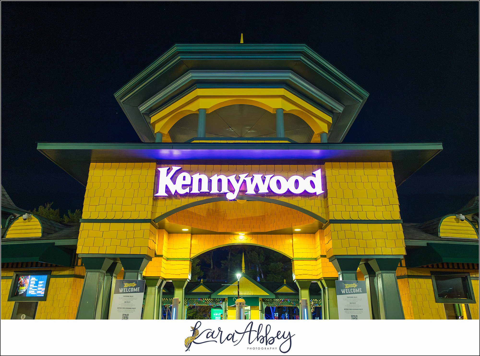 Holiday Lights at Kennywood Park The Adventuring Abbeys Family VLOG