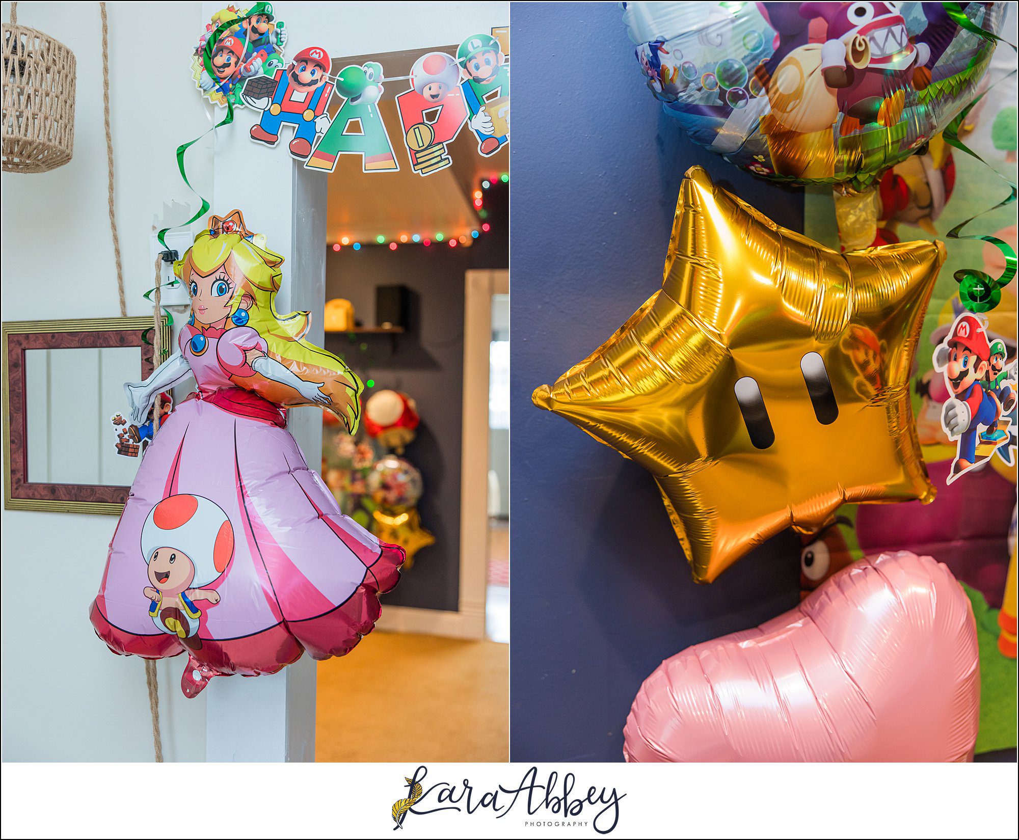 Happy 5th Birthday Leander Mario and Princess Peach Birthday Party