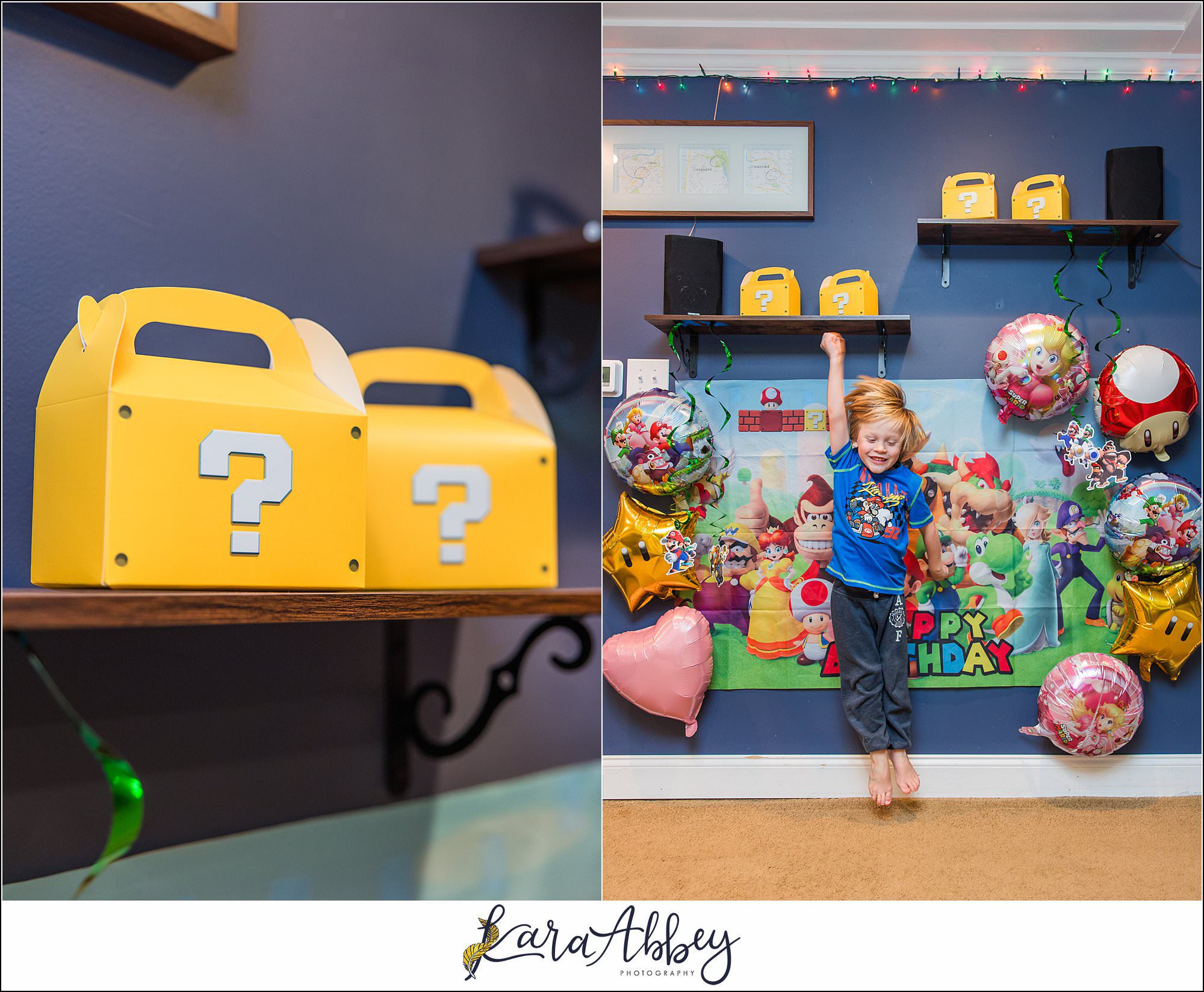 Happy 5th Birthday Leander Mario and Princess Peach Birthday Party
