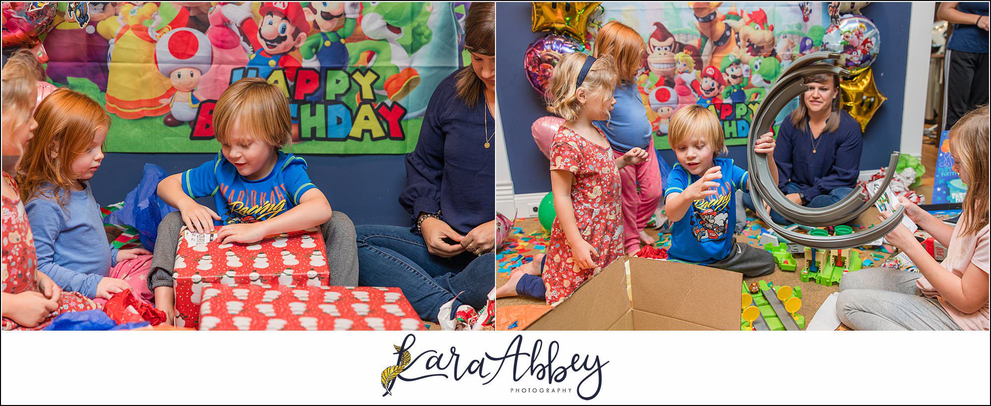 Happy 5th Birthday Leander Mario and Princess Peach Birthday Party