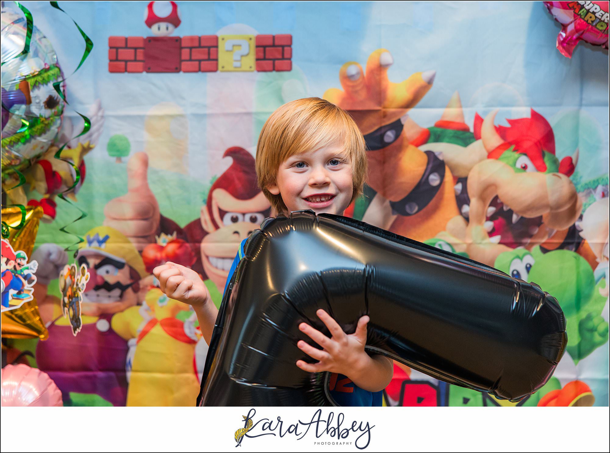 Happy 5th Birthday Leander Mario and Princess Peach Birthday Party