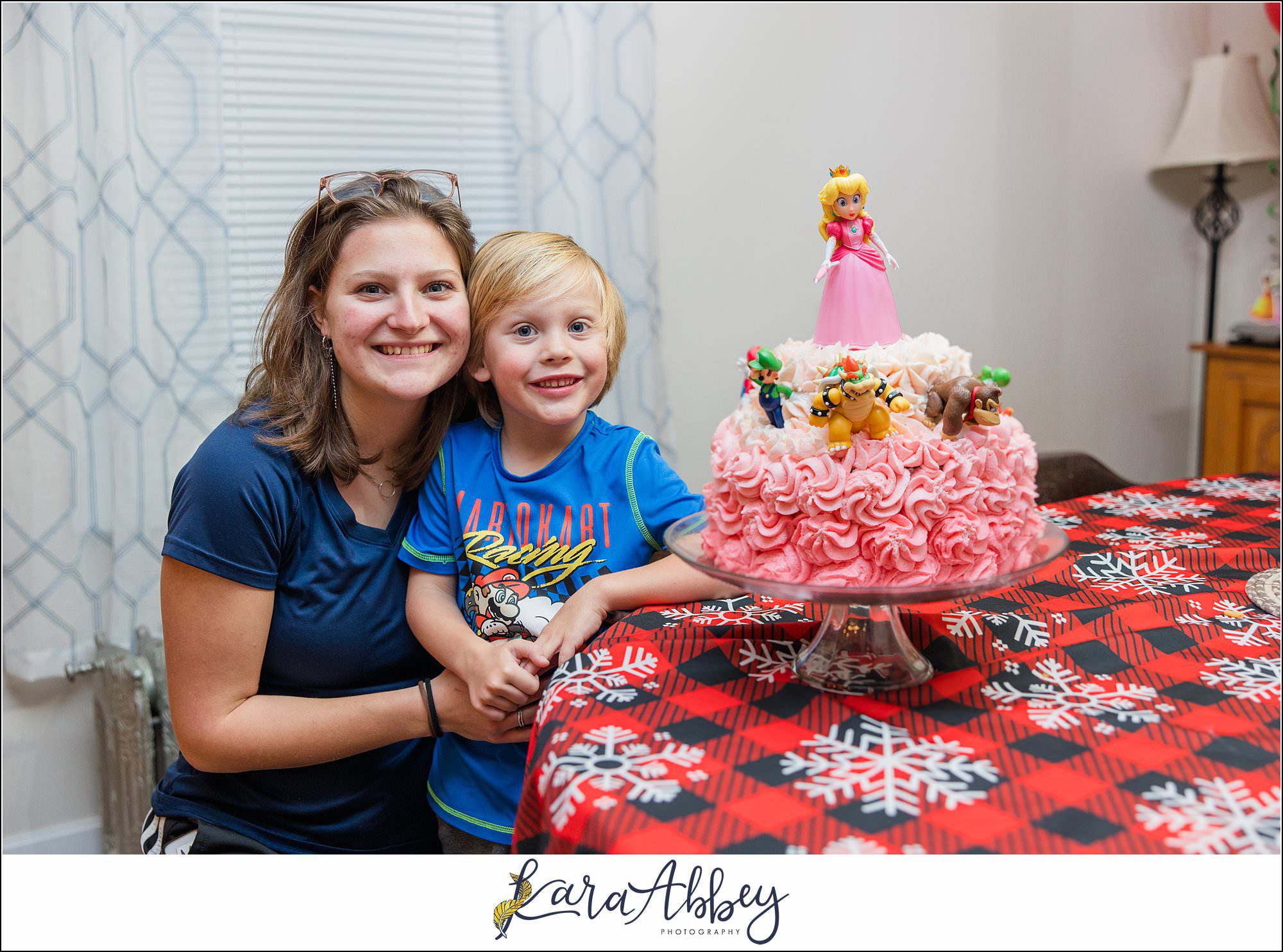 Happy 5th Birthday Leander Mario and Princess Peach Birthday Party