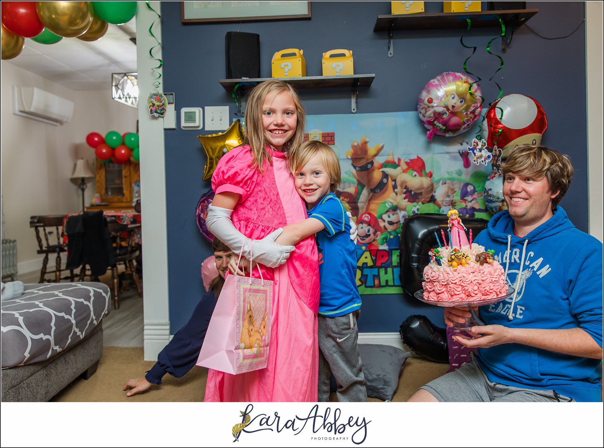 Happy 5th Birthday Leander Mario and Princess Peach Birthday Party
