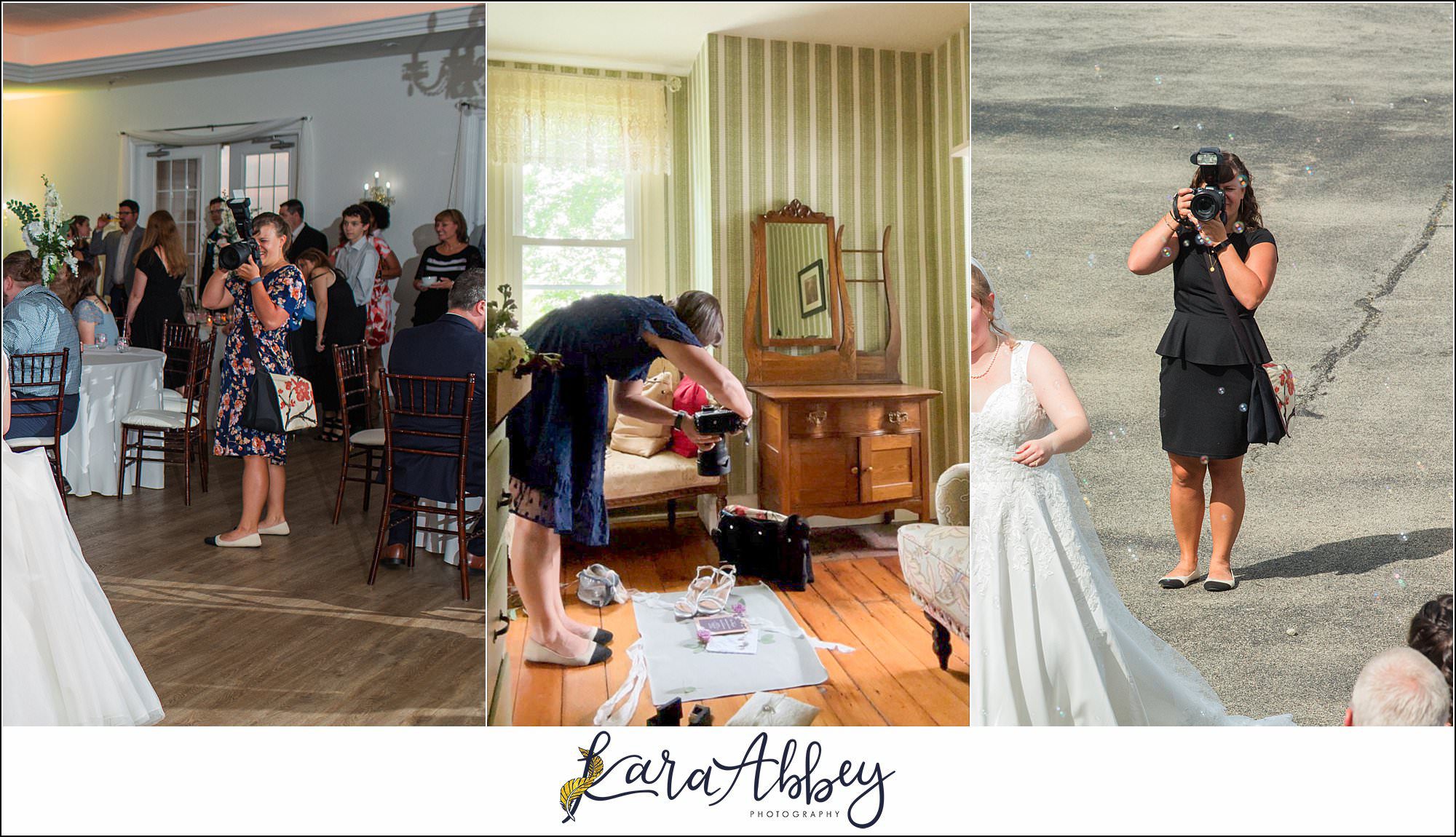 Behind the Scenes as a Wedding Photographer in Irwin PA
