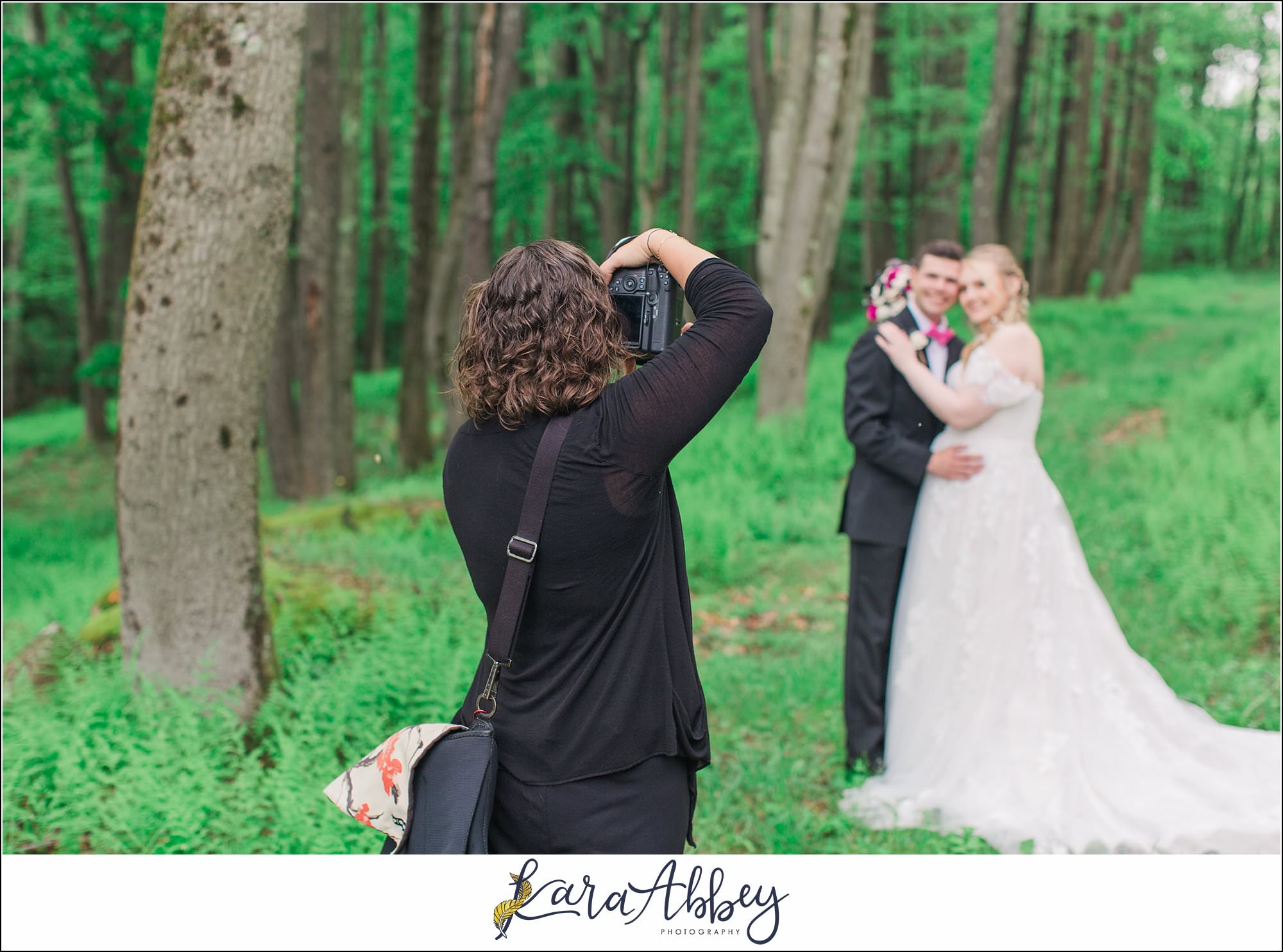 Behind the Scenes as a Wedding Photographer in Irwin PA
