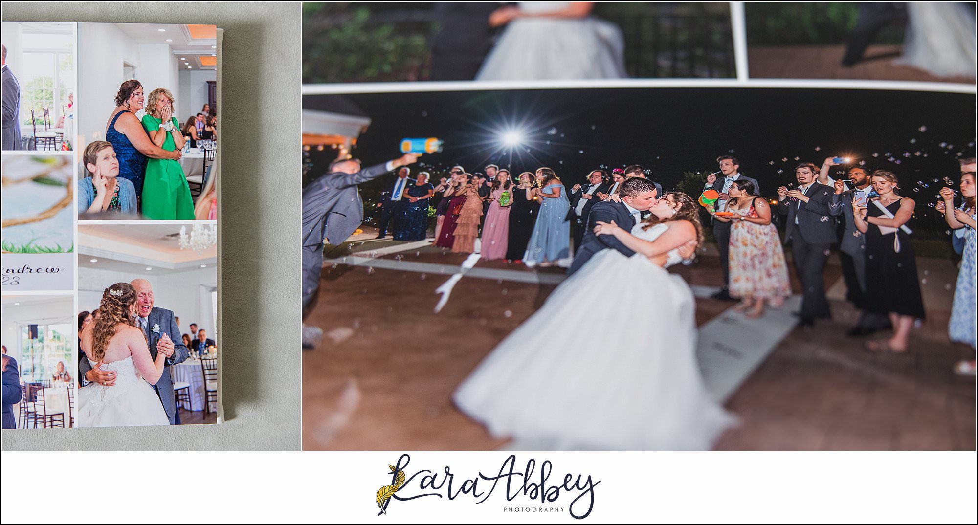 White Leather Luxury Wedding Album St. Paul Cathedral in Pittsburgh PA