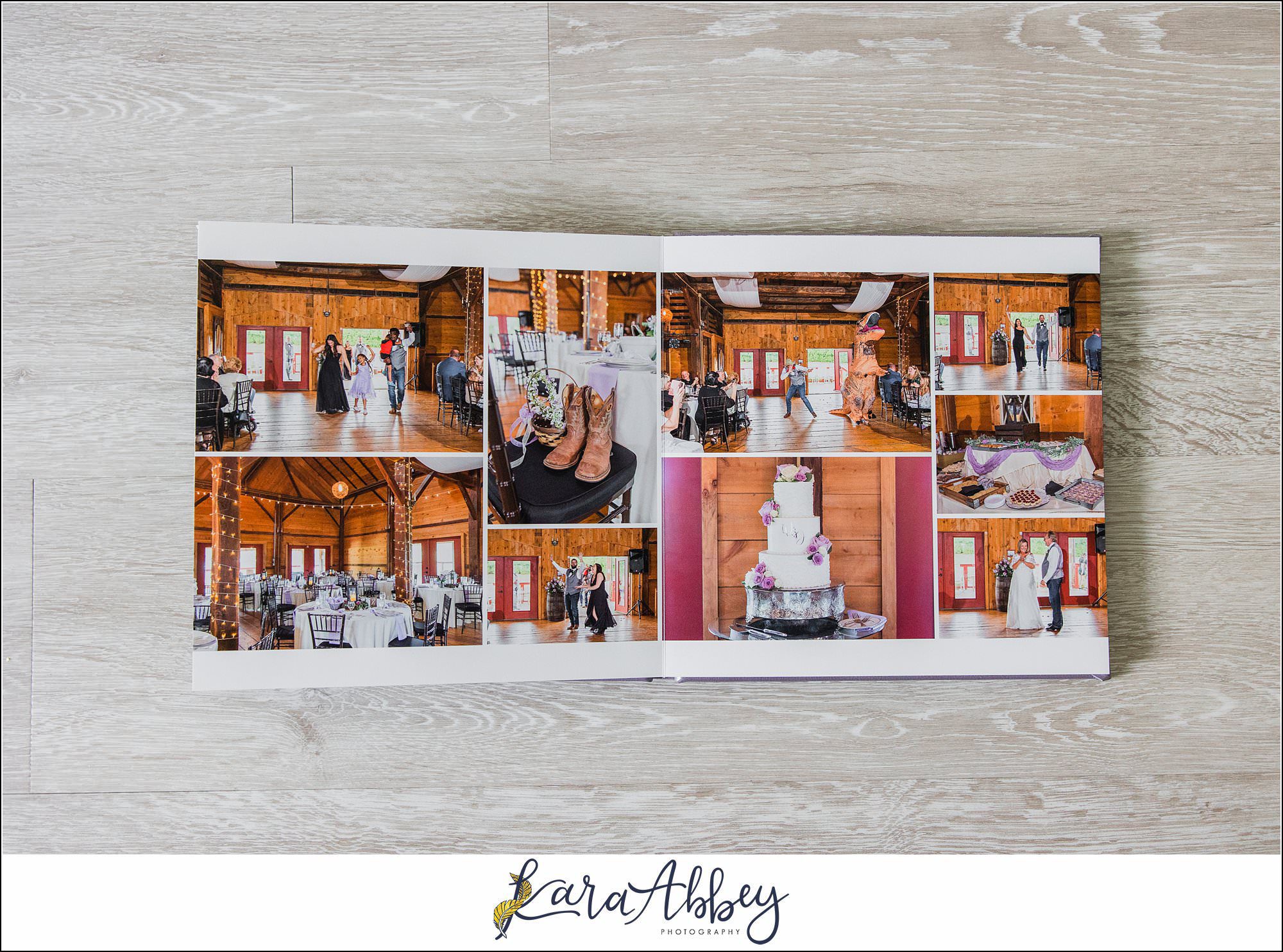 Deb And Bills Amethyst Luxury Leather Wedding Album