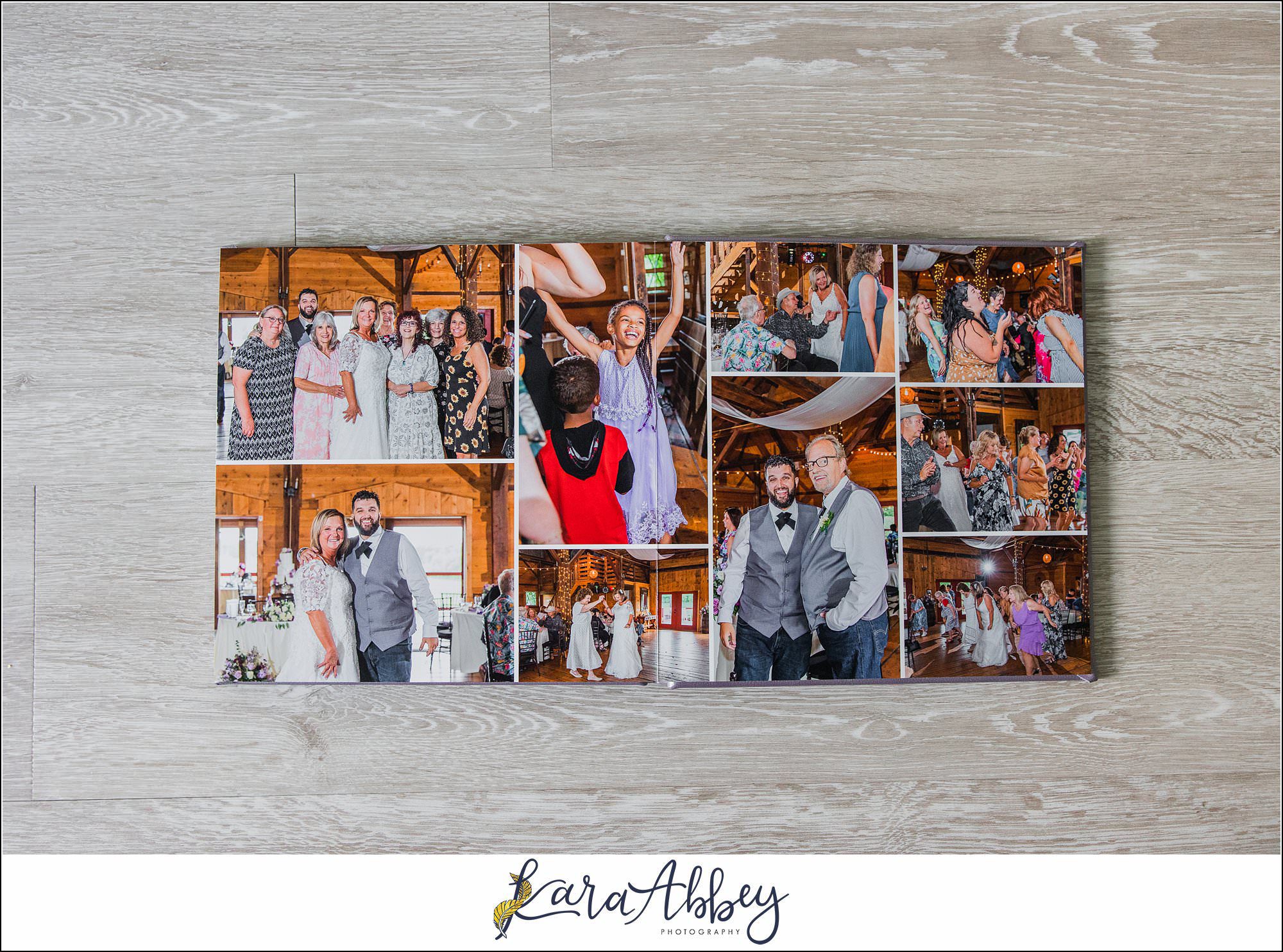 Deb And Bills Amethyst Luxury Leather Wedding Album