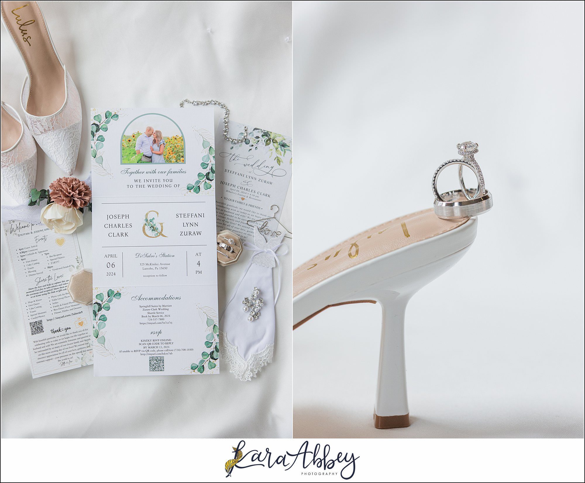 Spring Wedding at DiSalvos Station Restaurant in Latrobe PA