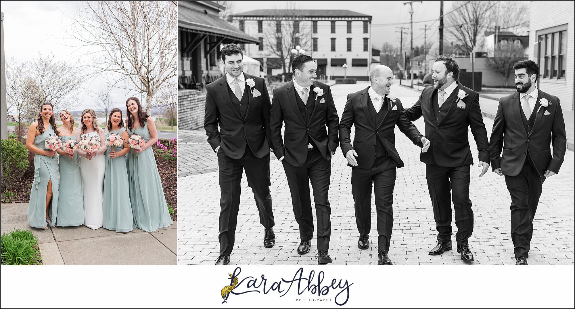 Spring Wedding at DiSalvos Station Restaurant in Latrobe PA