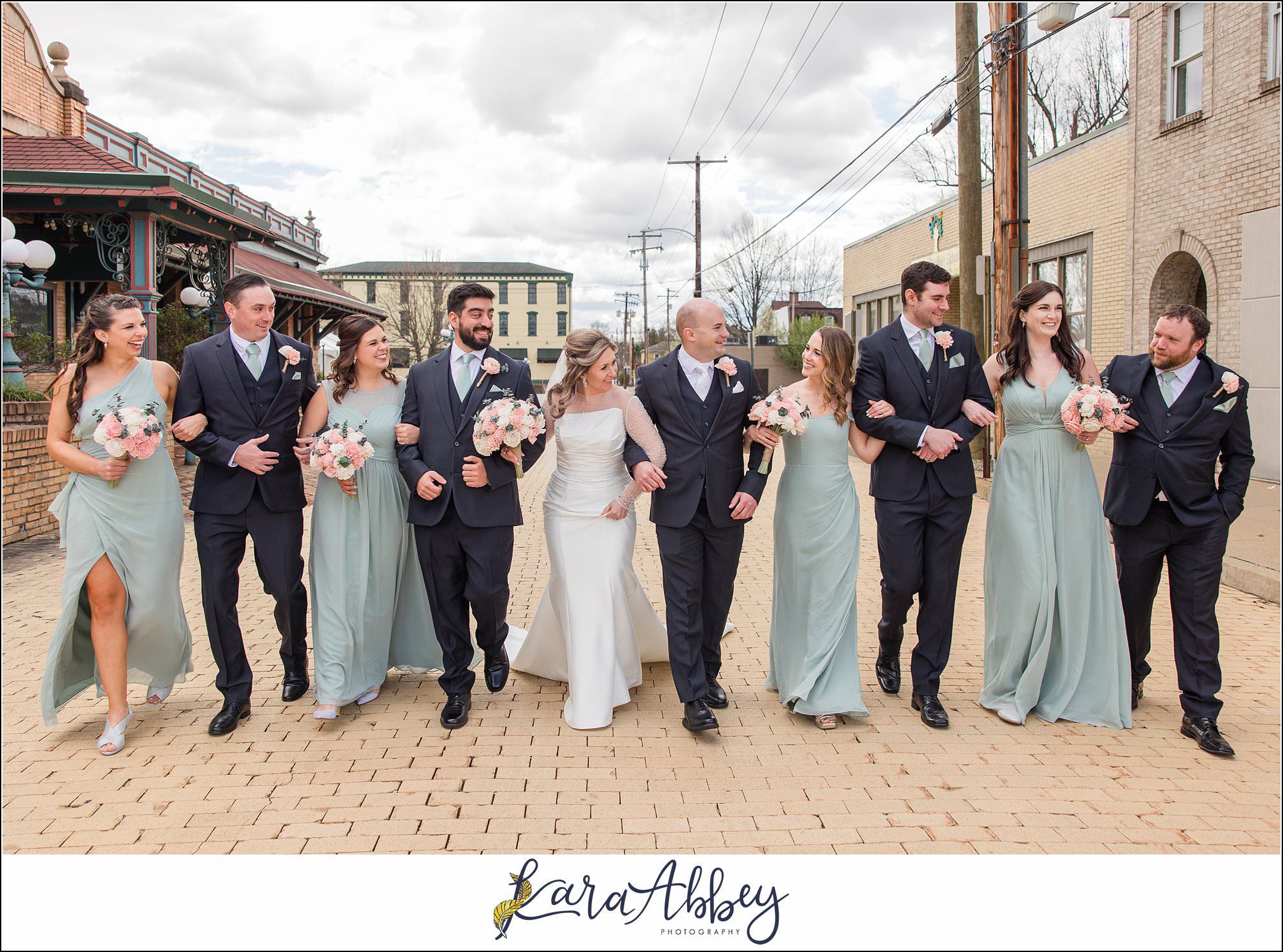 Spring Wedding at DiSalvos Station Restaurant in Latrobe PA